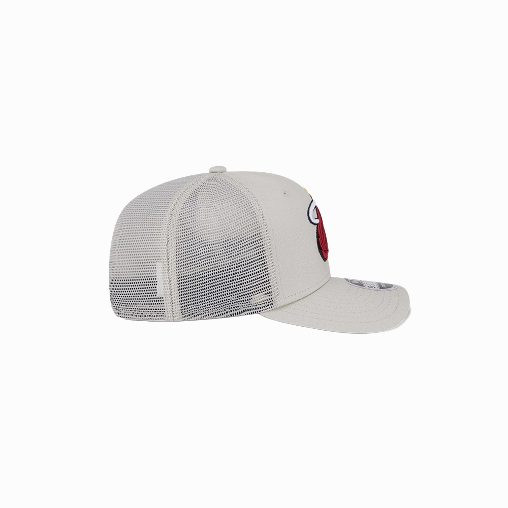 New Era Miami HEAT Stone Canvas Stretch Snapback