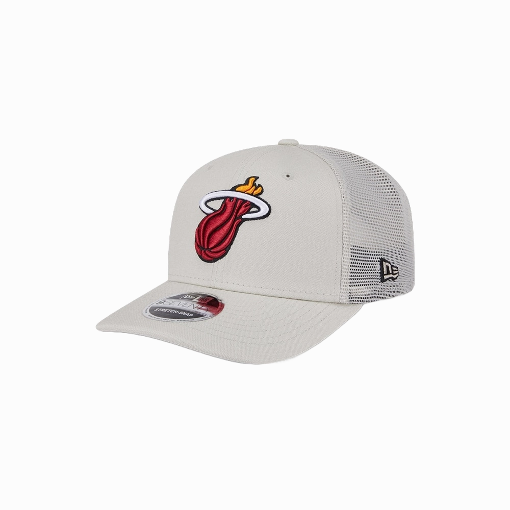 New Era Miami HEAT Stone Canvas Stretch Snapback