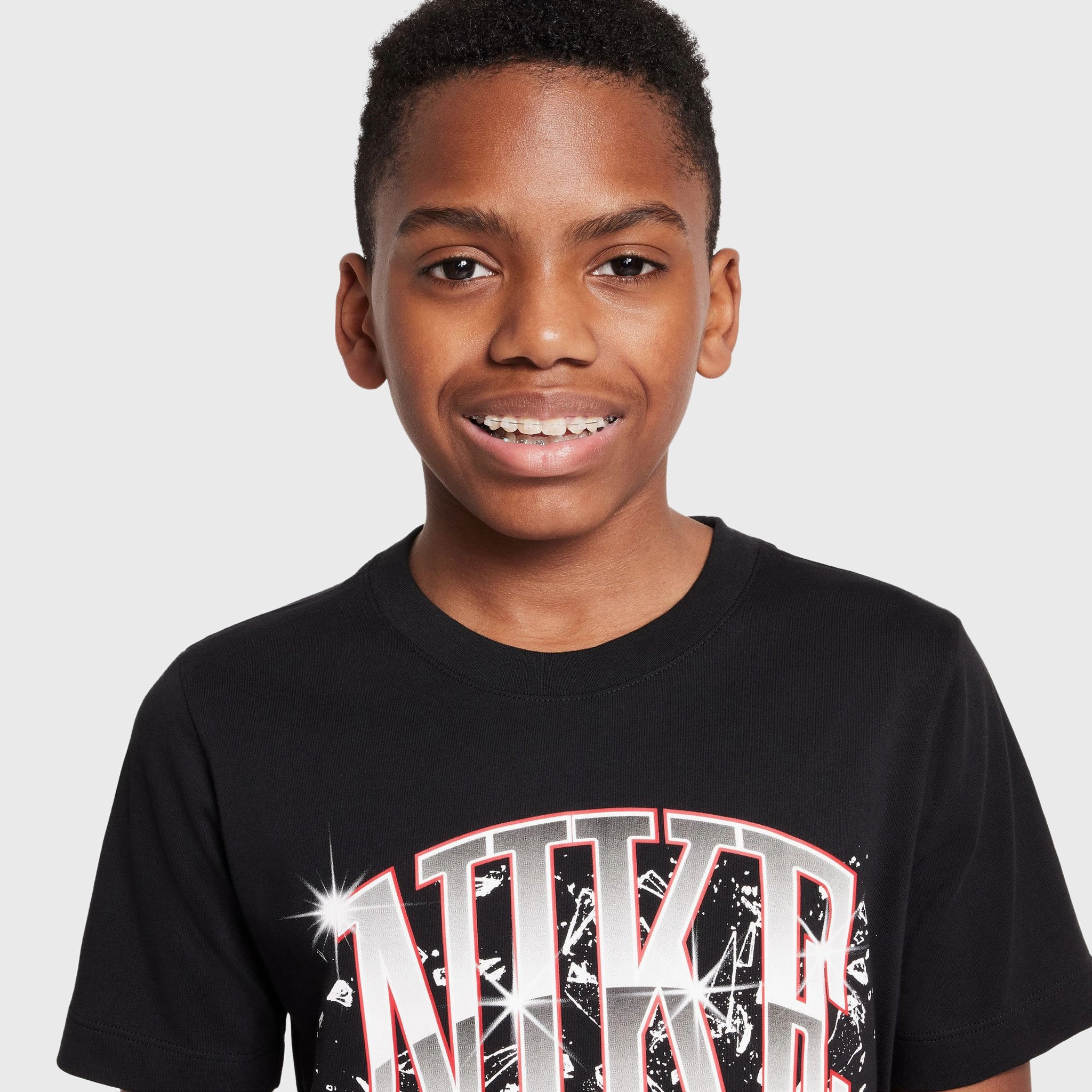 Nike Sportswear Juniors' Shattered Tee / Black