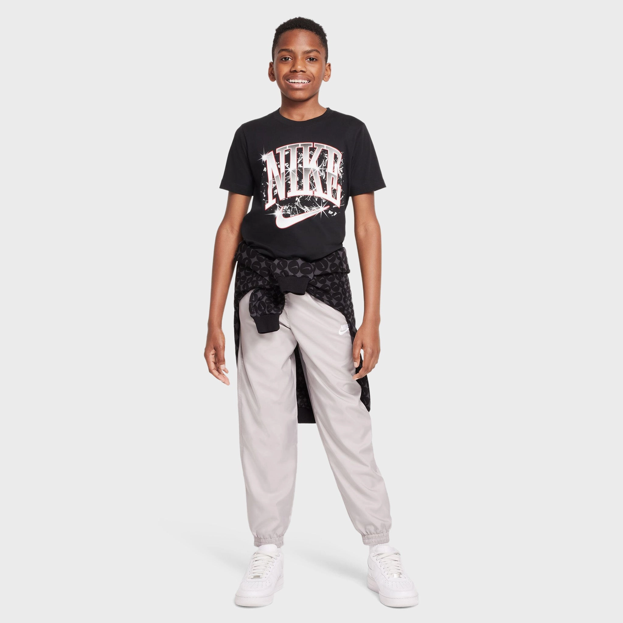Nike Sportswear Juniors' Shattered Tee / Black