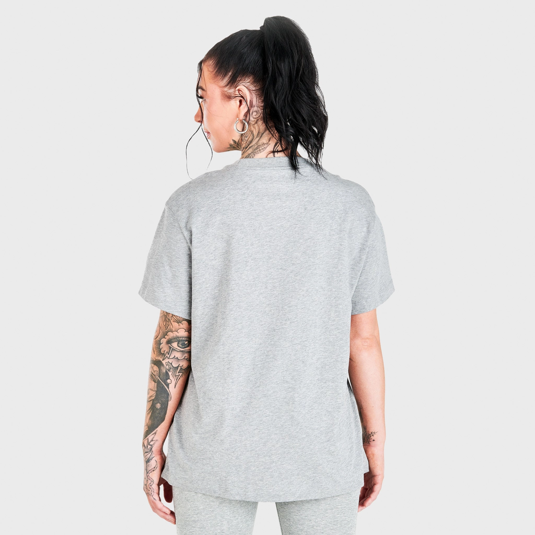 Nike Sportswear Women's Essential T-shirt Dark Grey Heather / White