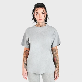 Nike Sportswear Women's Essential T-shirt Dark Grey Heather / White