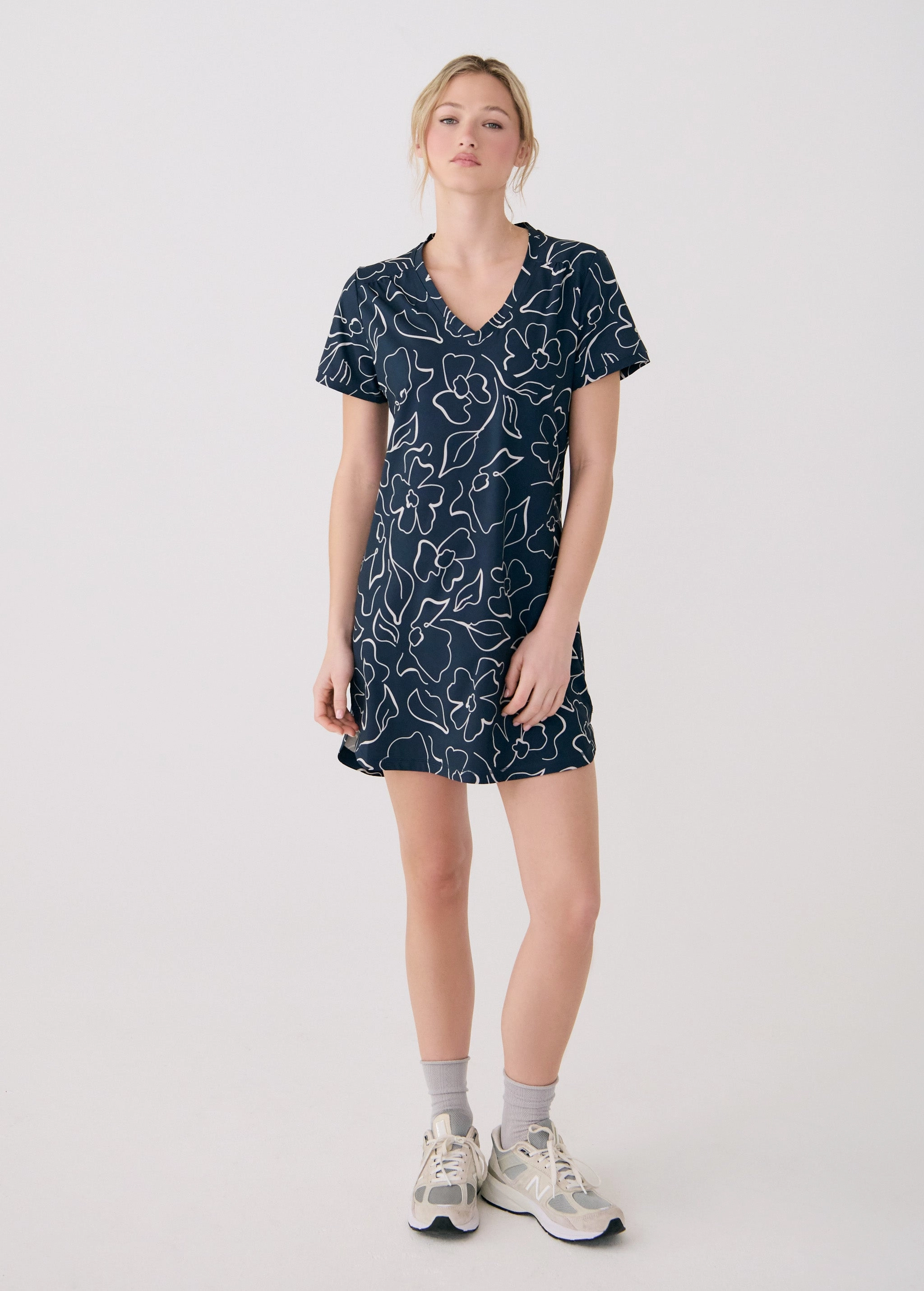 Olivie V Neck Dress