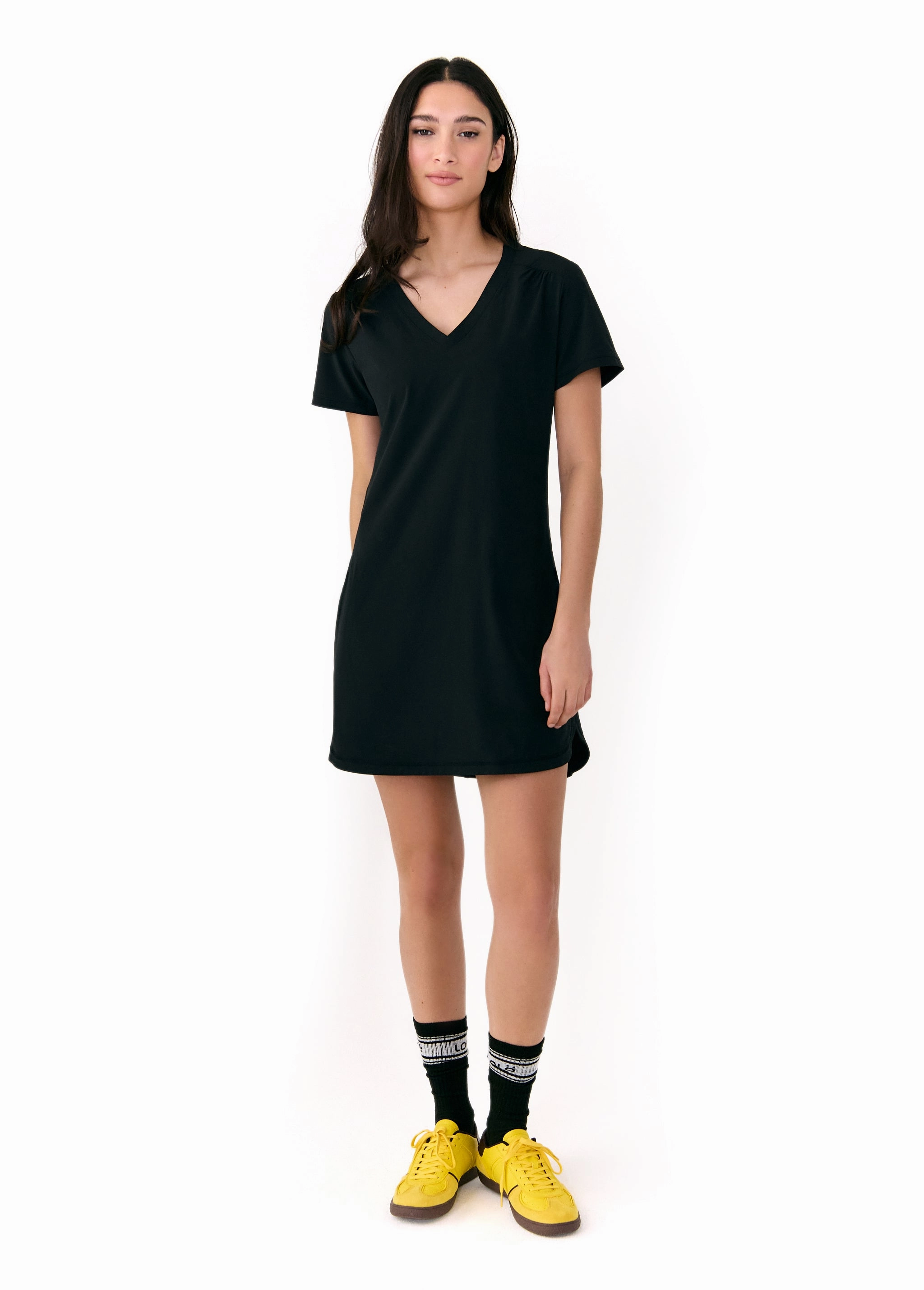 Olivie V Neck Dress