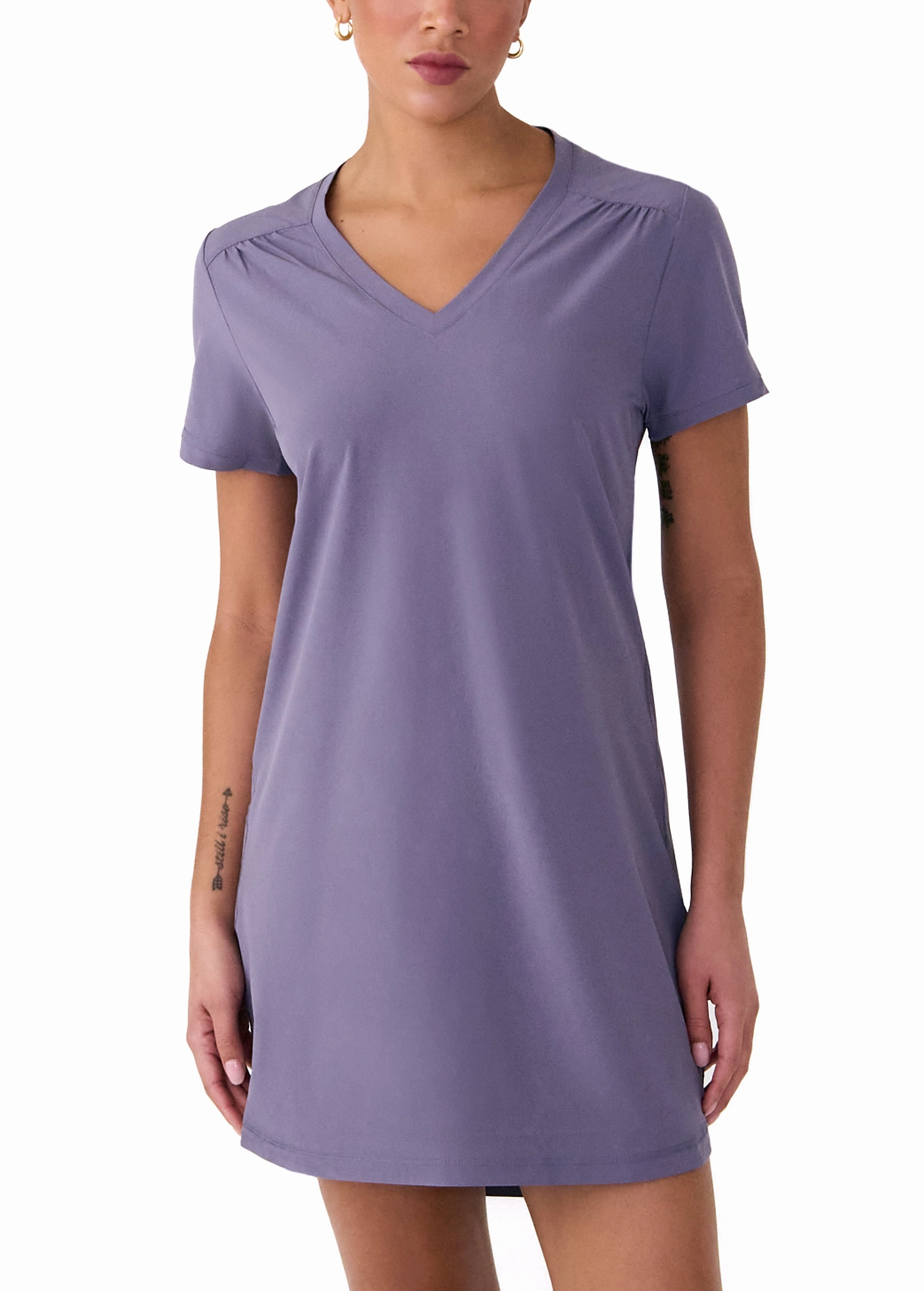 Olivie V Neck Dress