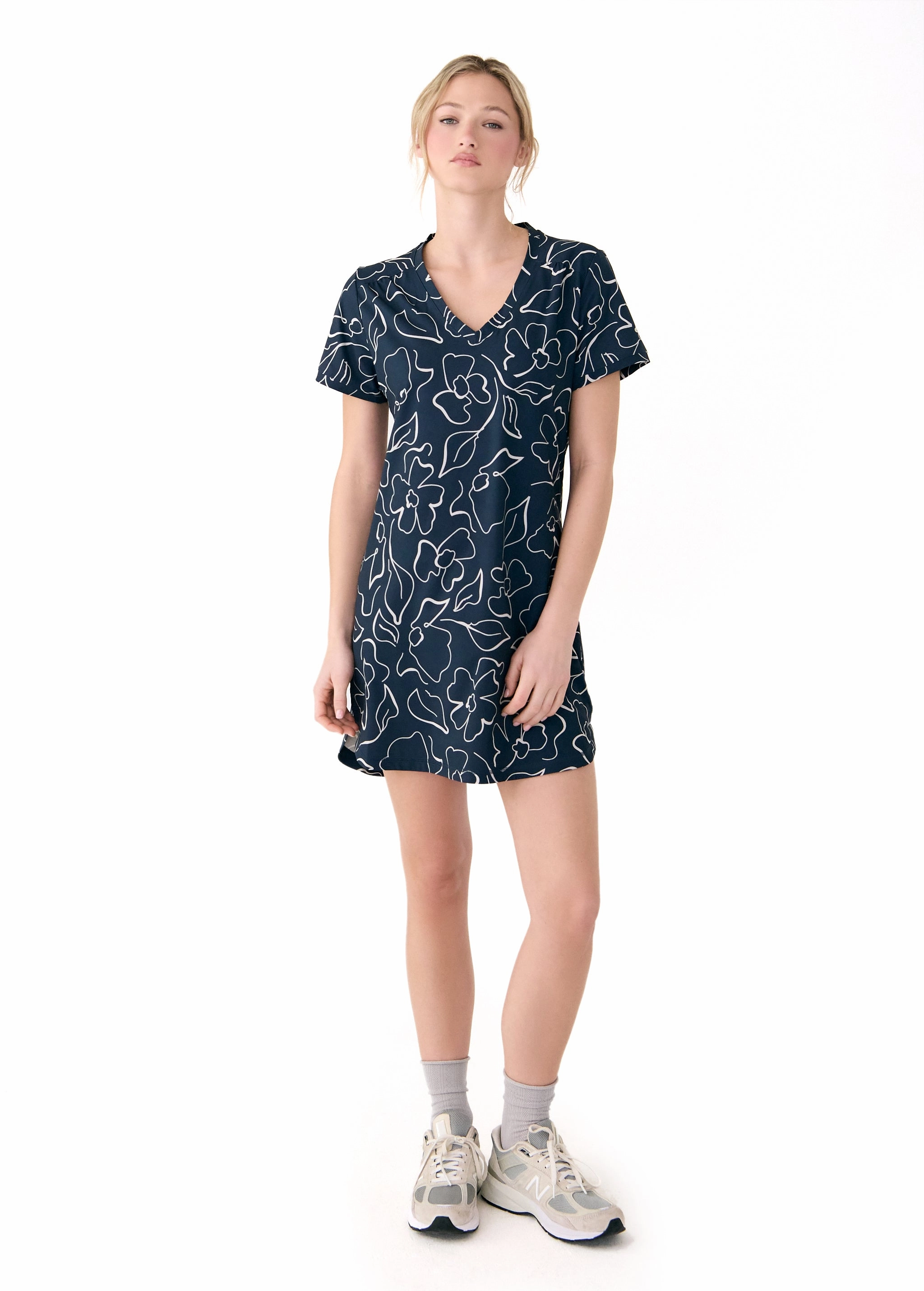 Olivie V Neck Dress