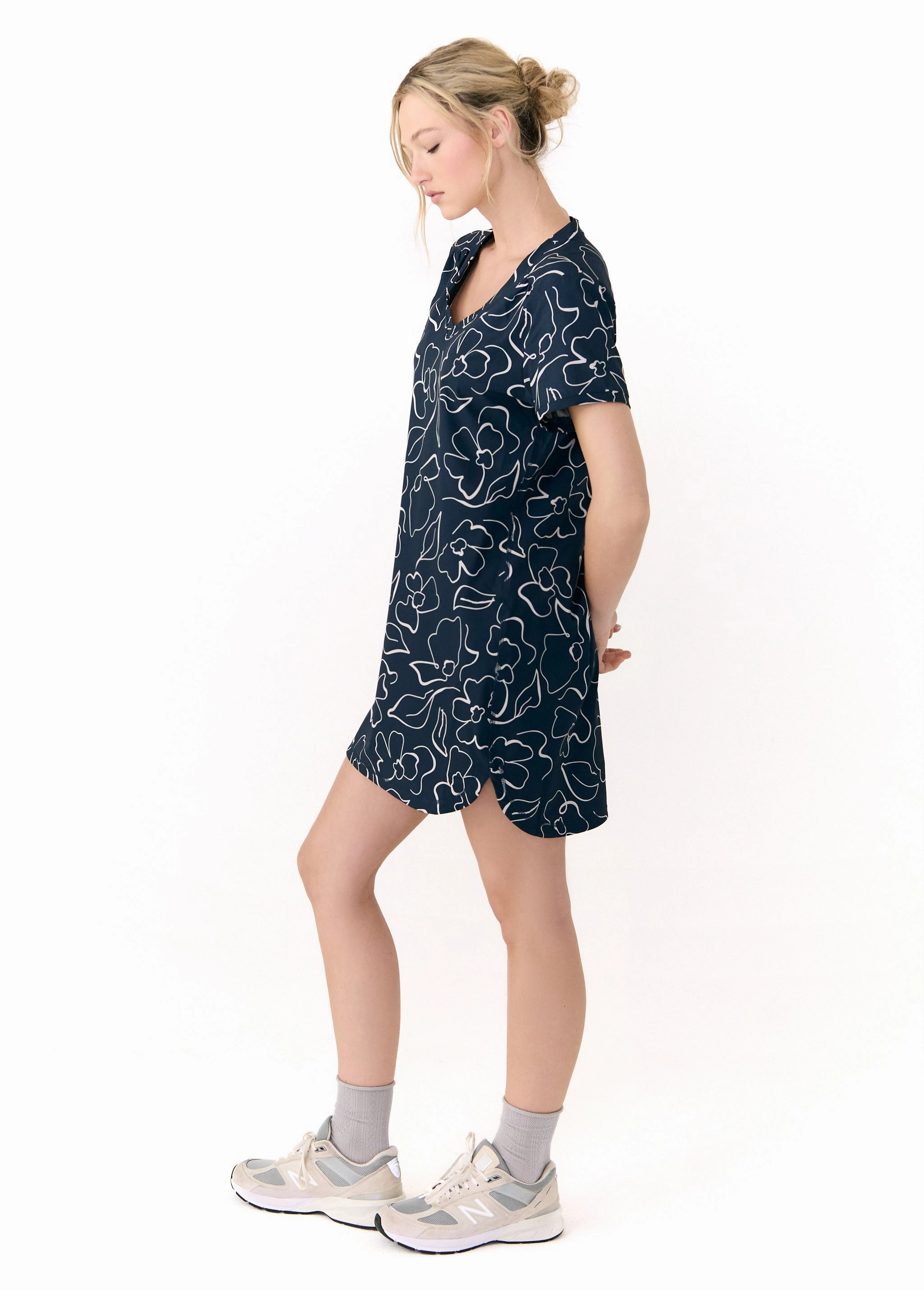 Olivie V Neck Dress