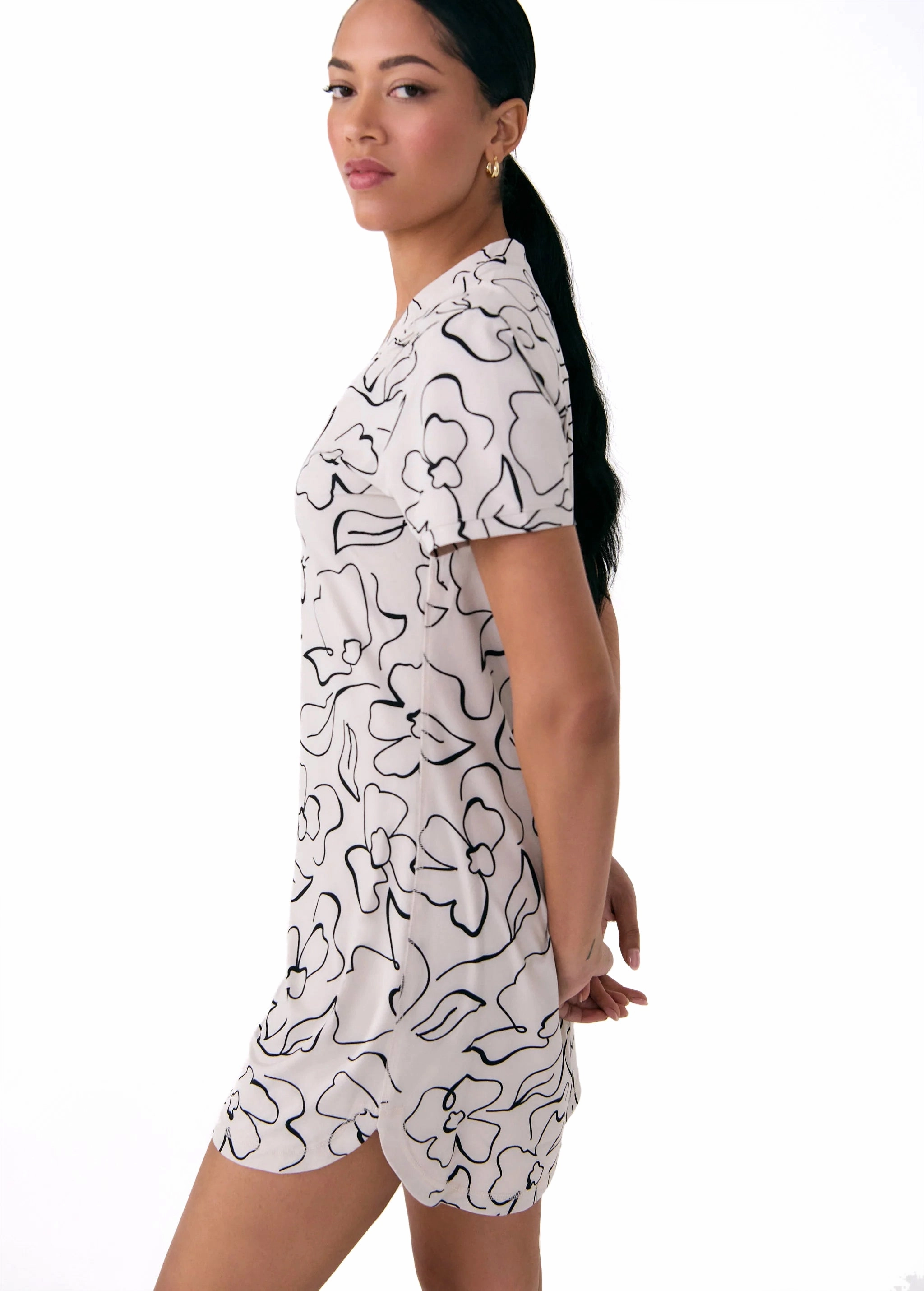 Olivie V Neck Dress