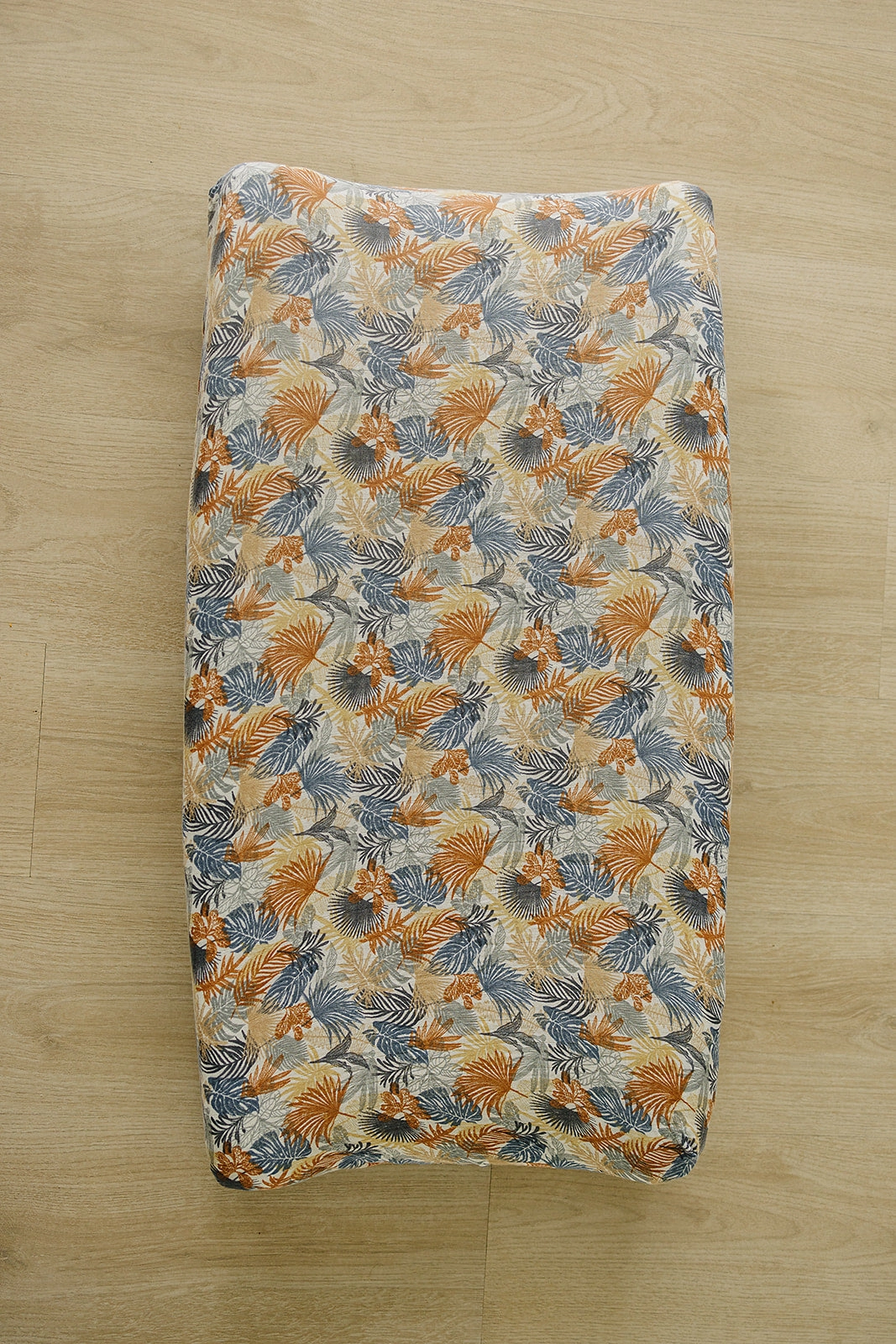 Paradise Palms Muslin Changing Pad Cover