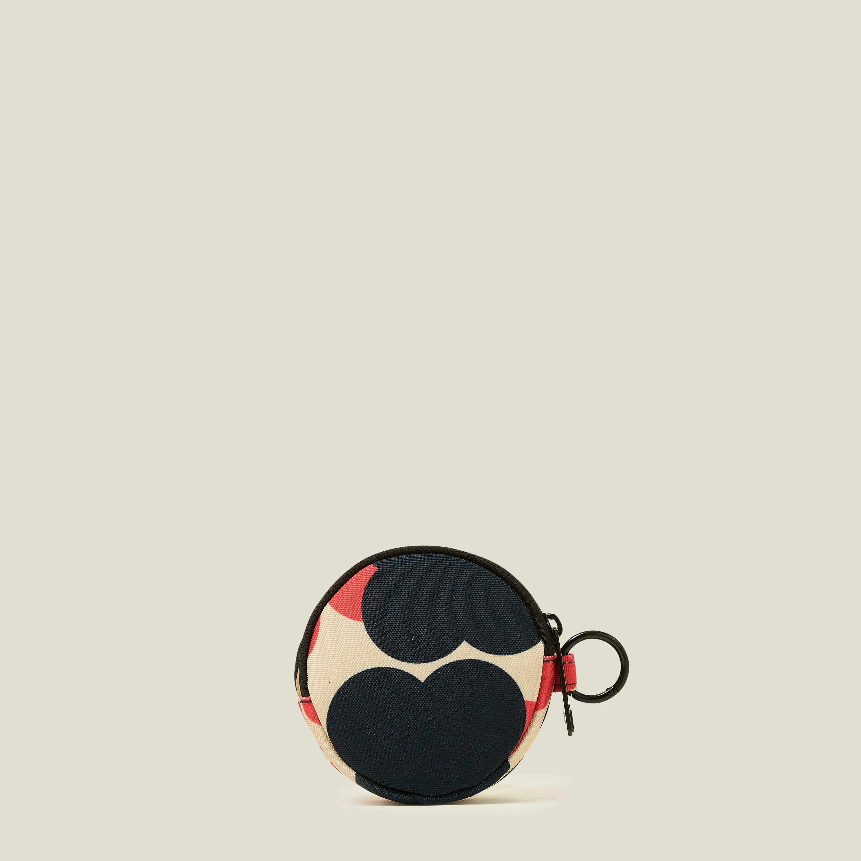 Pi Coin Purse - Floating Flower Navy Red