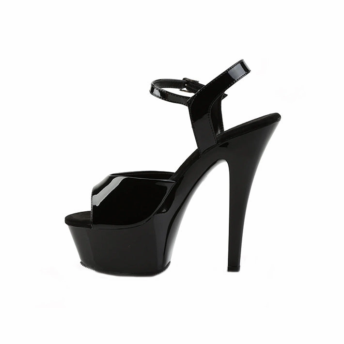 Pleaser Kiss-209 Peep Toe Heels