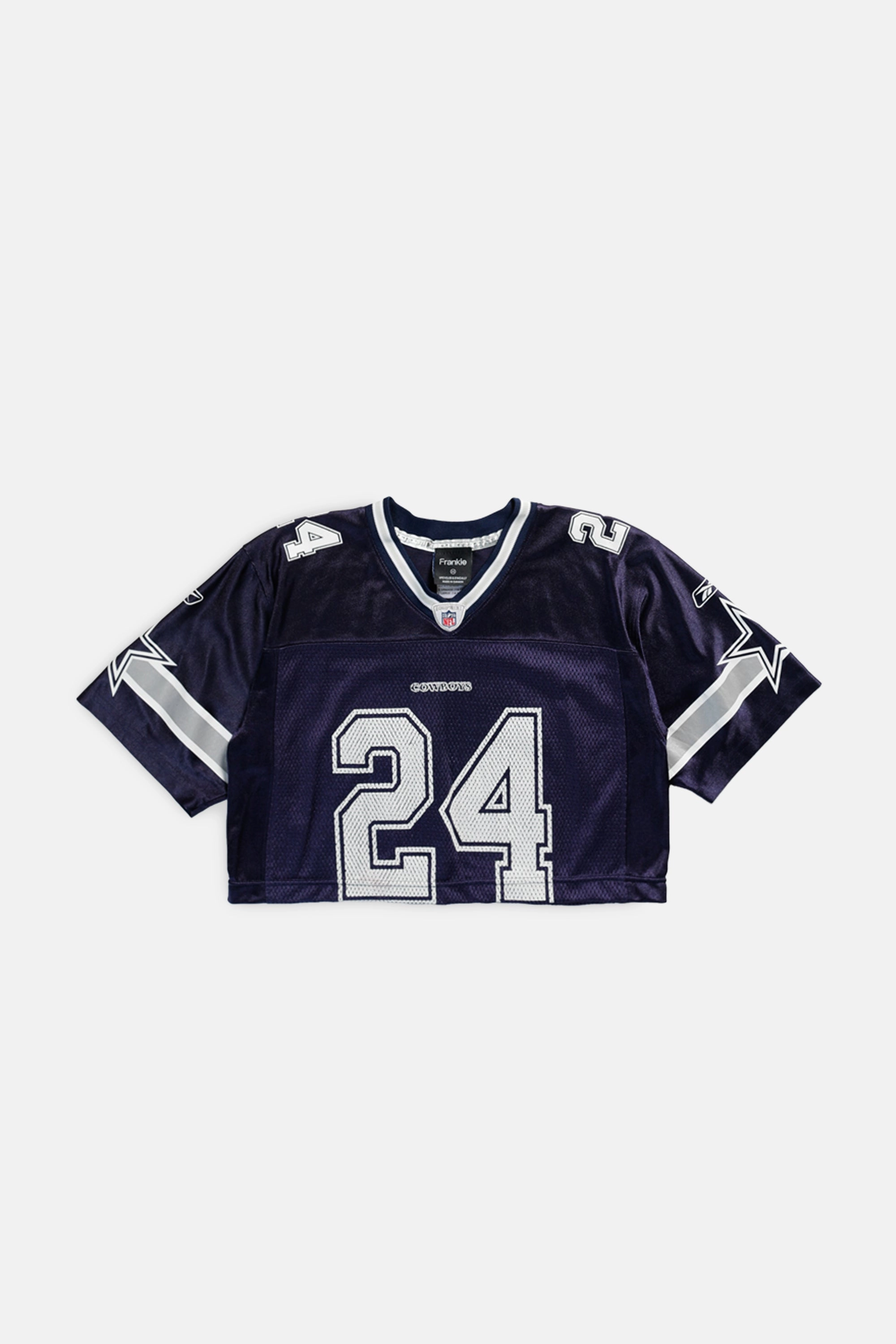 Rework Crop Dallas Cowboys NFL Jersey - XS