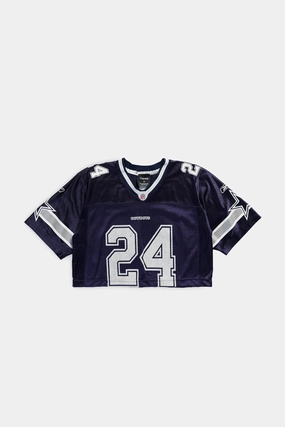Rework Crop Dallas Cowboys NFL Jersey - XS