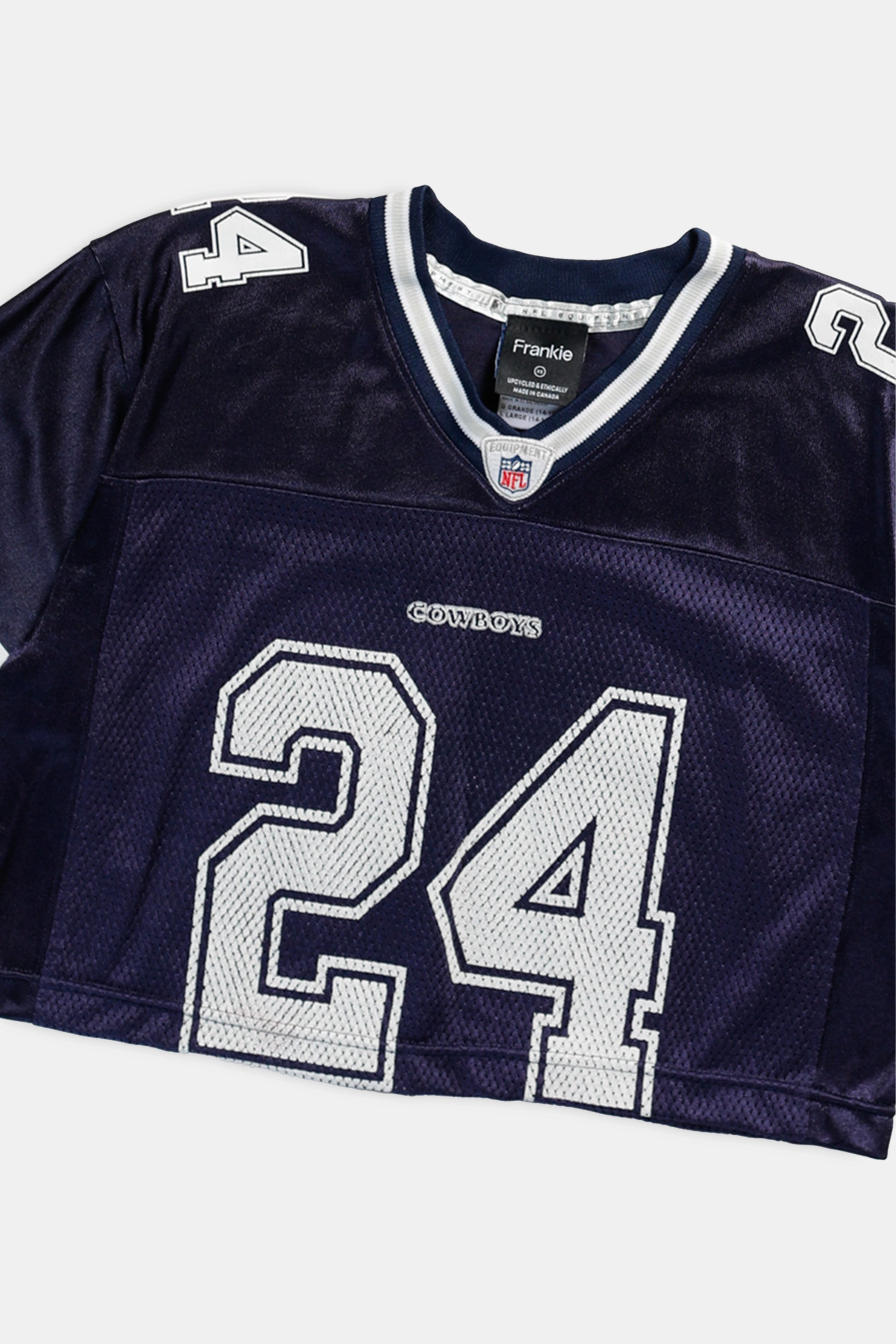 Rework Crop Dallas Cowboys NFL Jersey - XS
