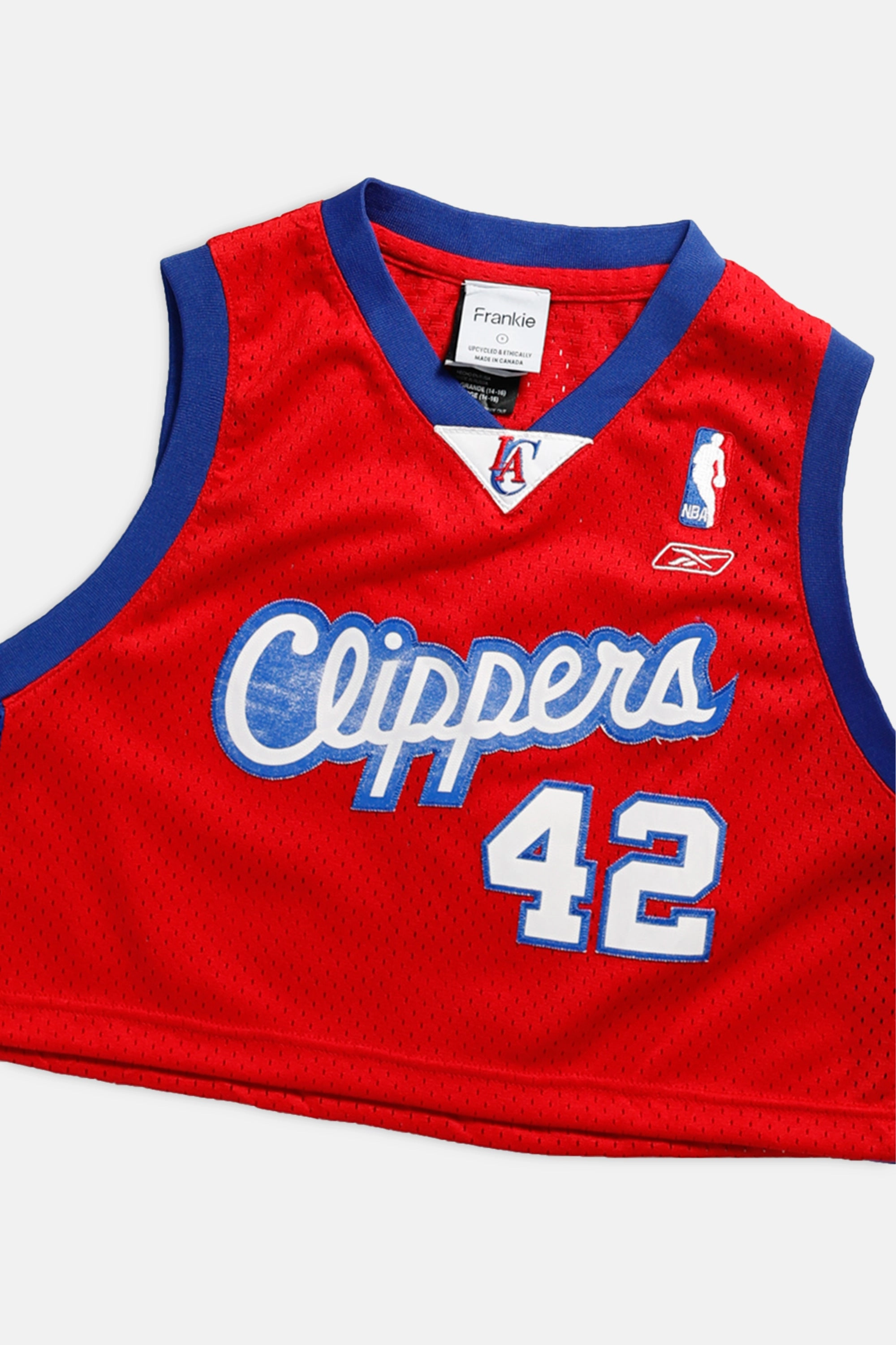 Rework LA Clippers NBA Crop Jersey - S