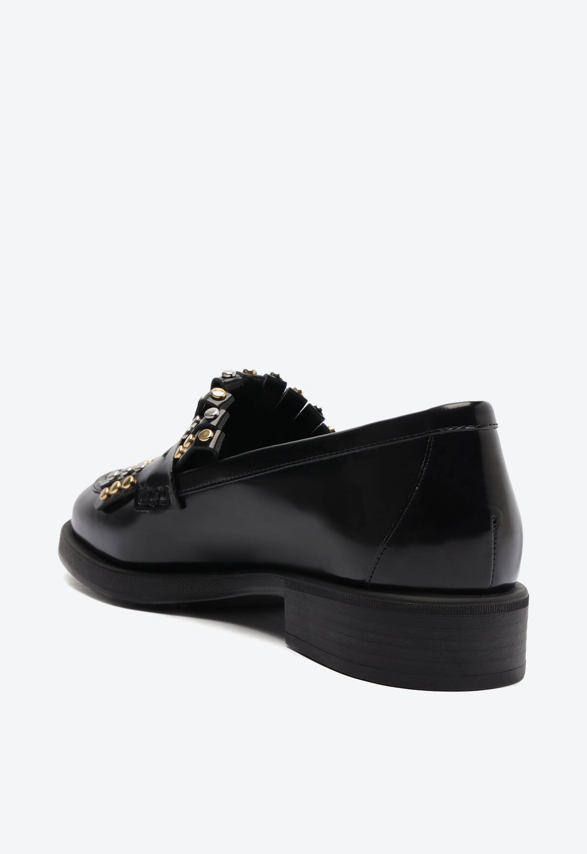 Ripple Leather Flat