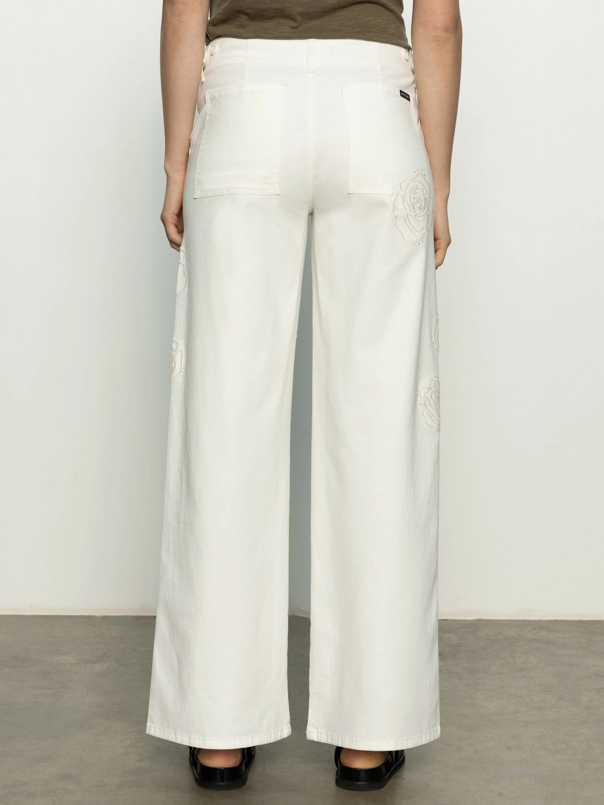 Rosette Army High Rise Pant Powdered Sugar