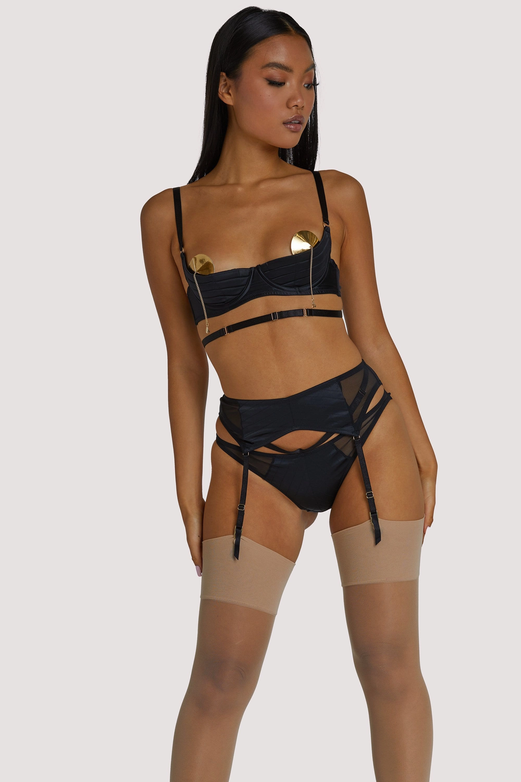 Sacha Black Suspender