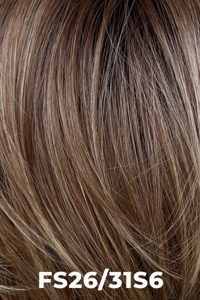 Sale - Jon Renau Toppers - Essentially You (#700) - Color: FS26/31S6 (Salted Caramel)
