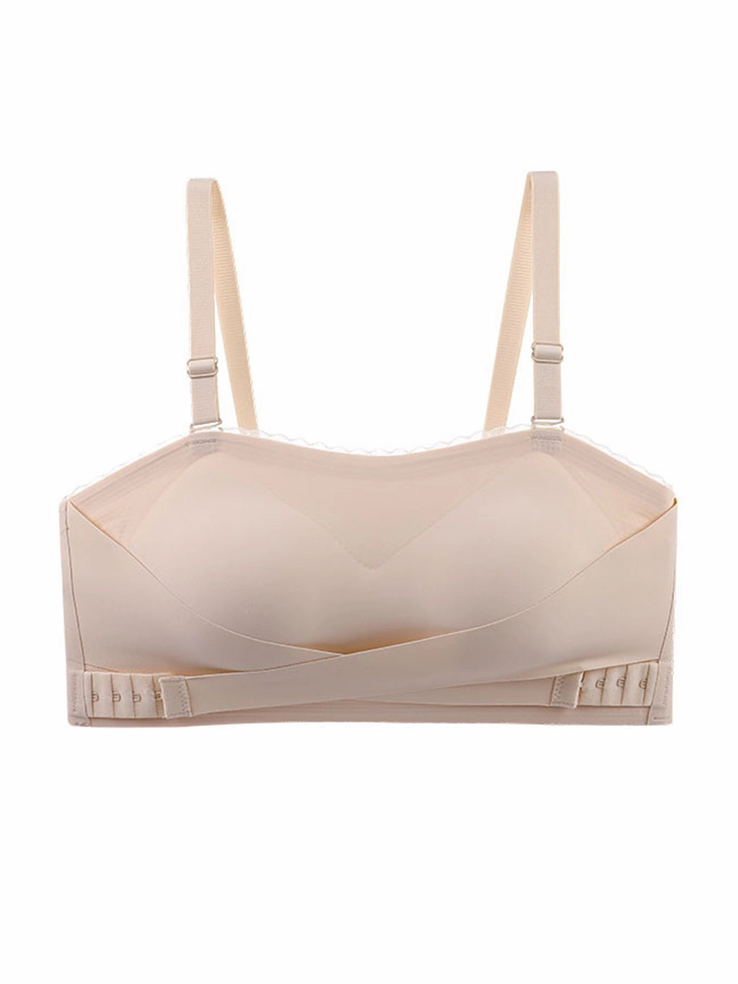 Seamless Strapless Bra Set with Tummy Control Panties