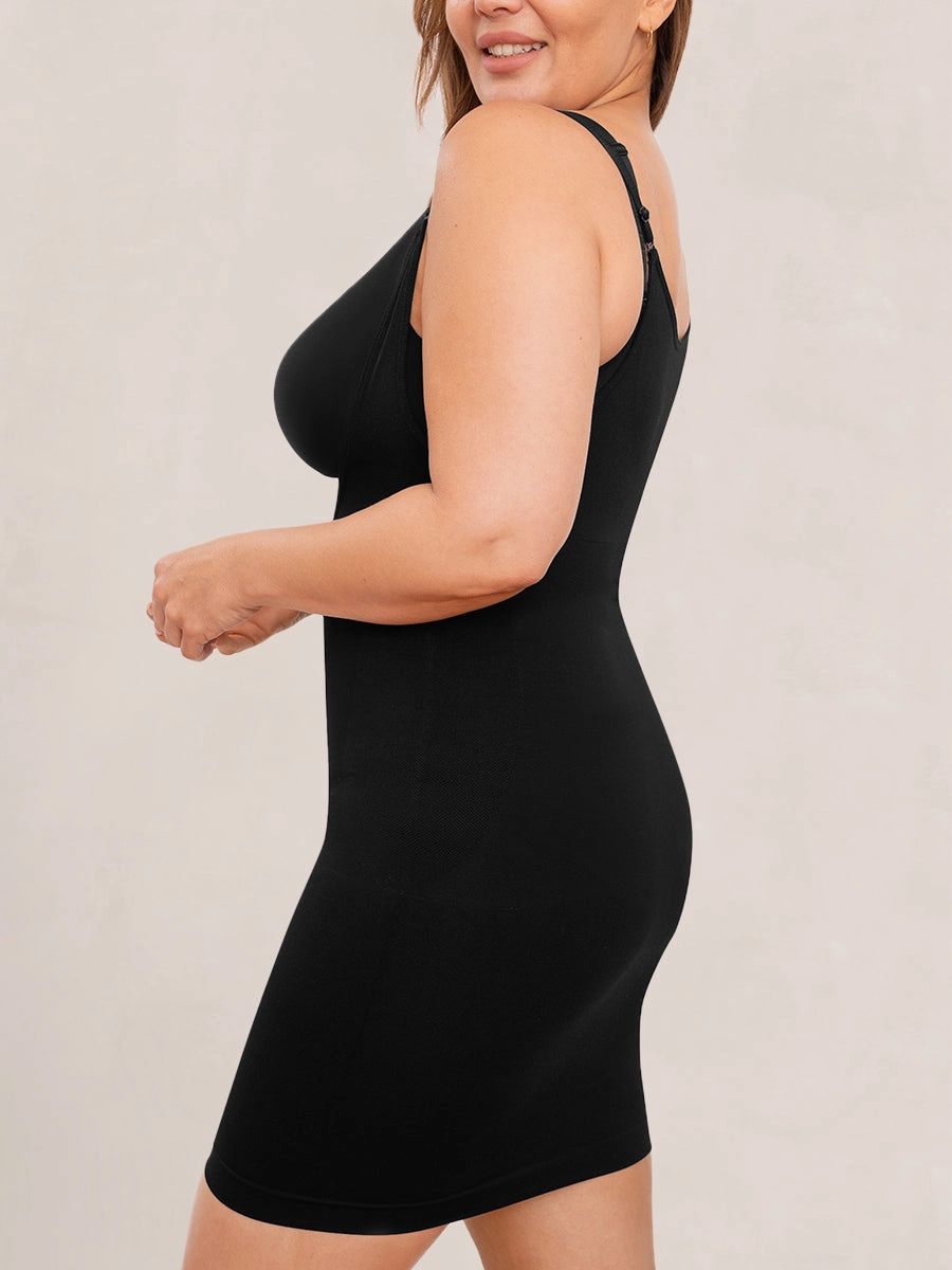 Shapermint Essentials Open Bust Shaper Slip Dress SB
