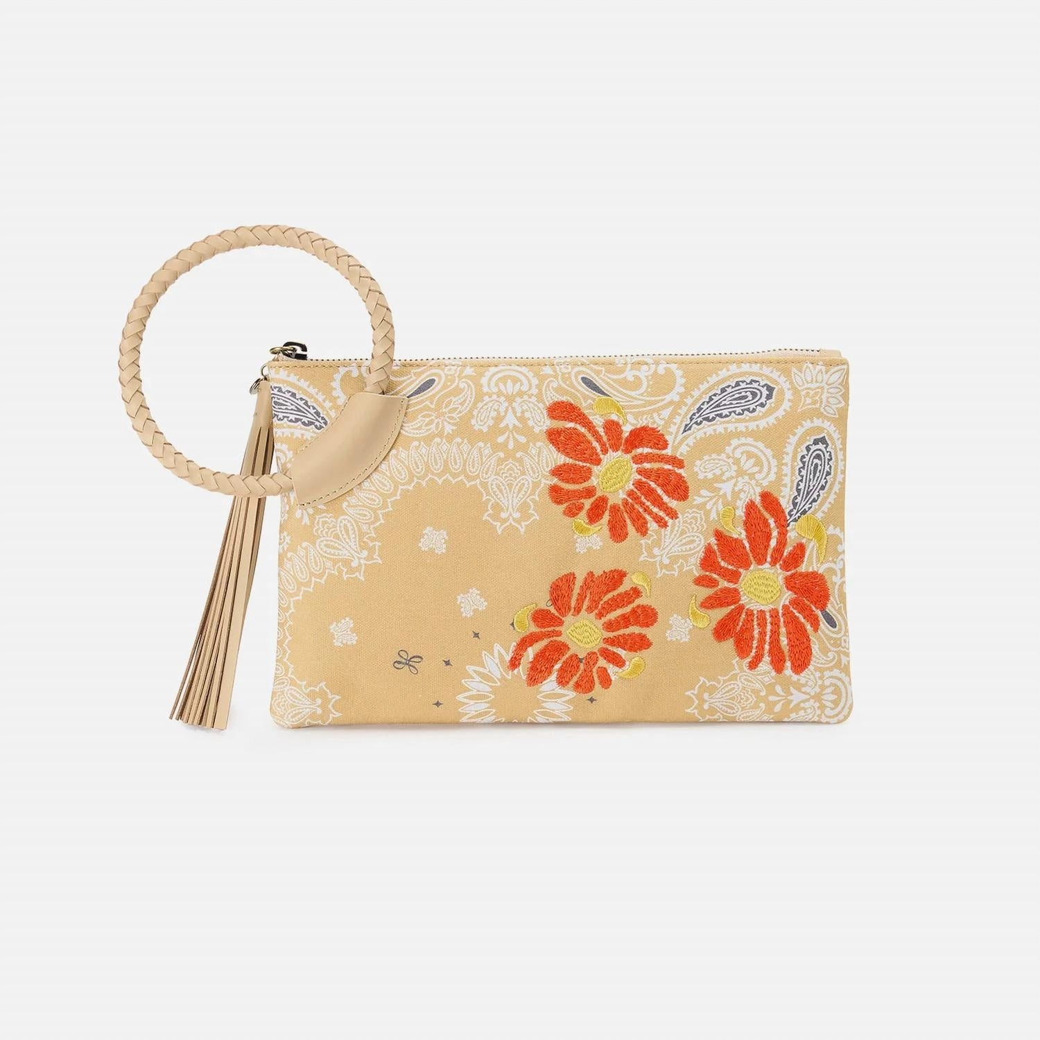 Sheila Clutch Bag In Sunset Bandana