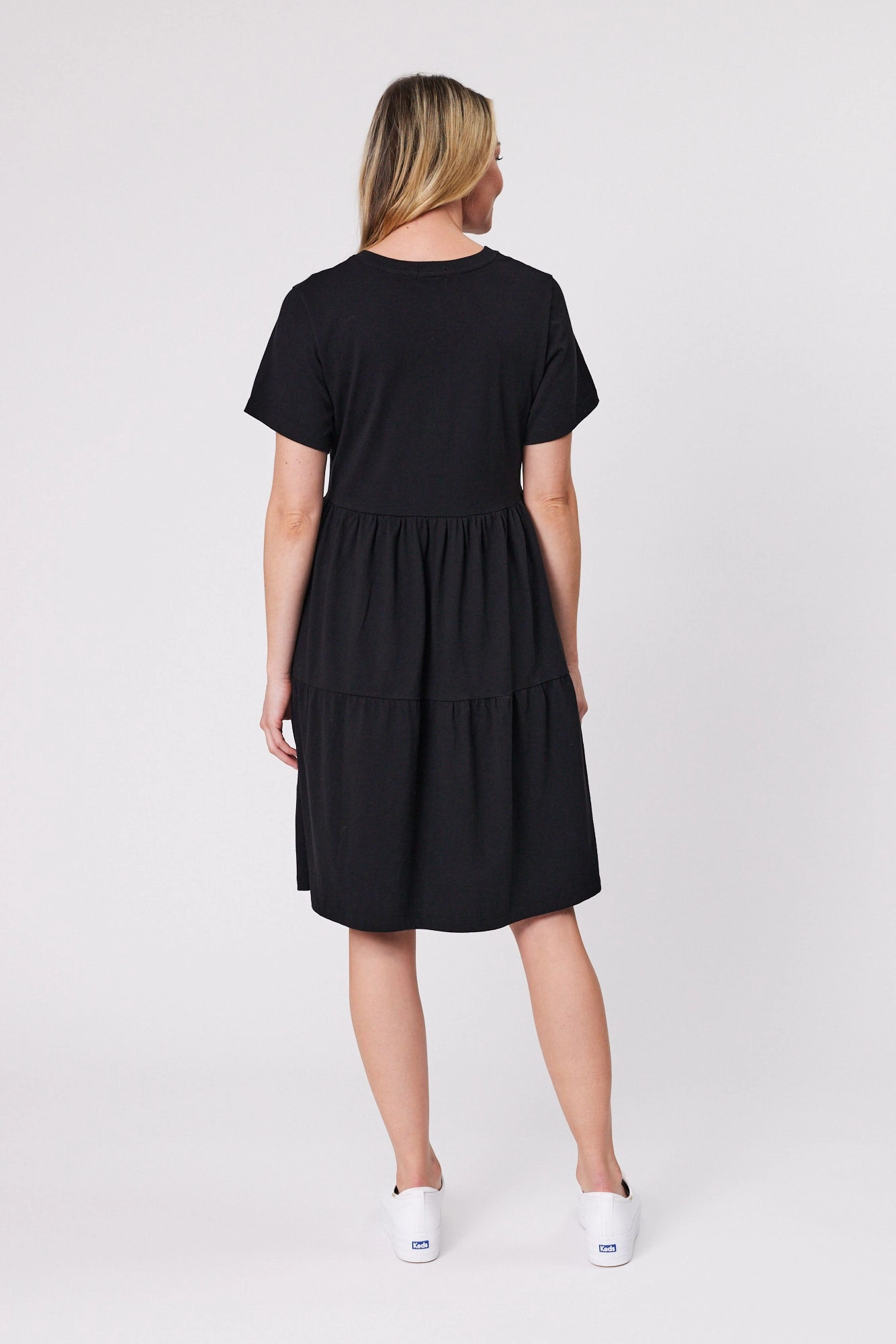 Shine On Essentials Empire Line Dress Black
