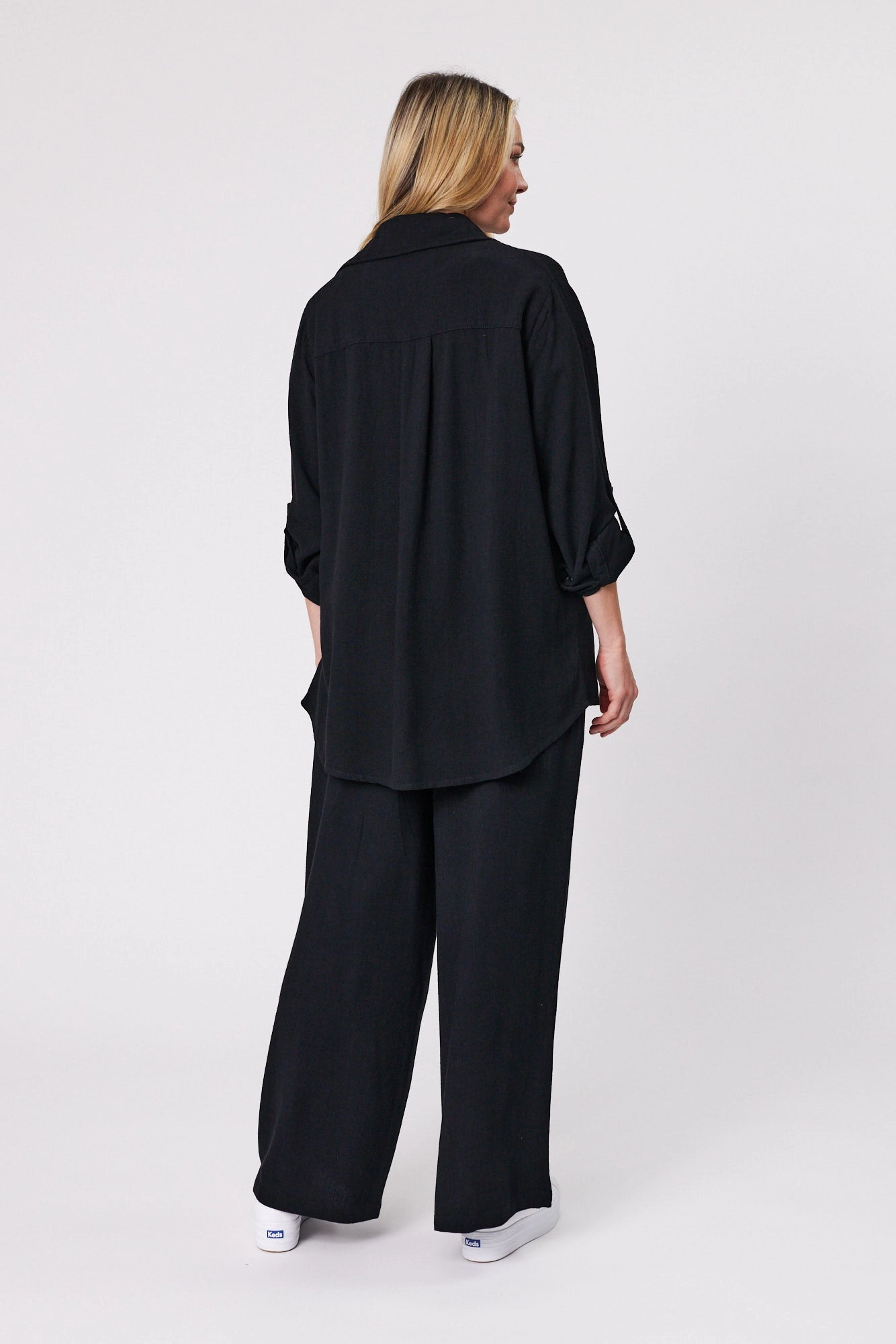 Shine On Essentials L/S Shirt Black