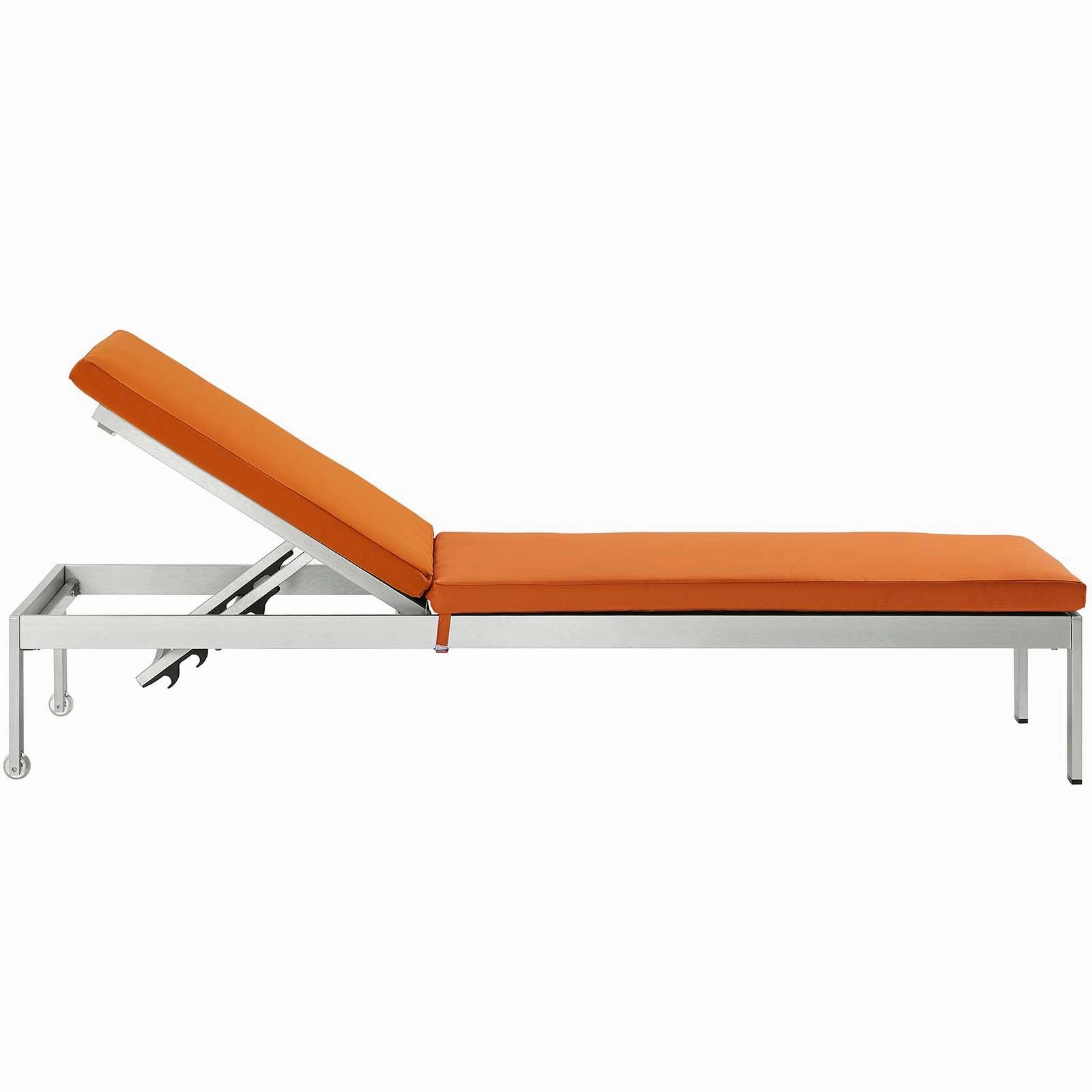 Shore 3 Piece Outdoor Patio Aluminum Chaise with Cushions by Modway