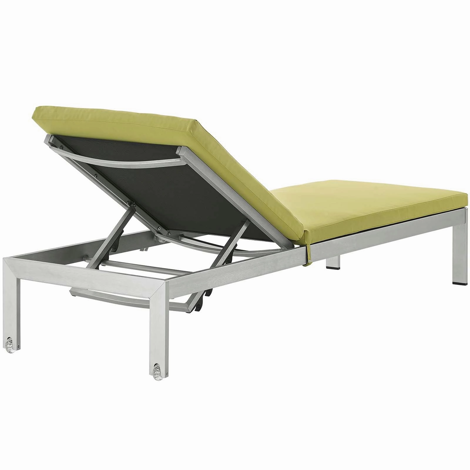 Shore 3 Piece Outdoor Patio Aluminum Chaise with Cushions by Modway
