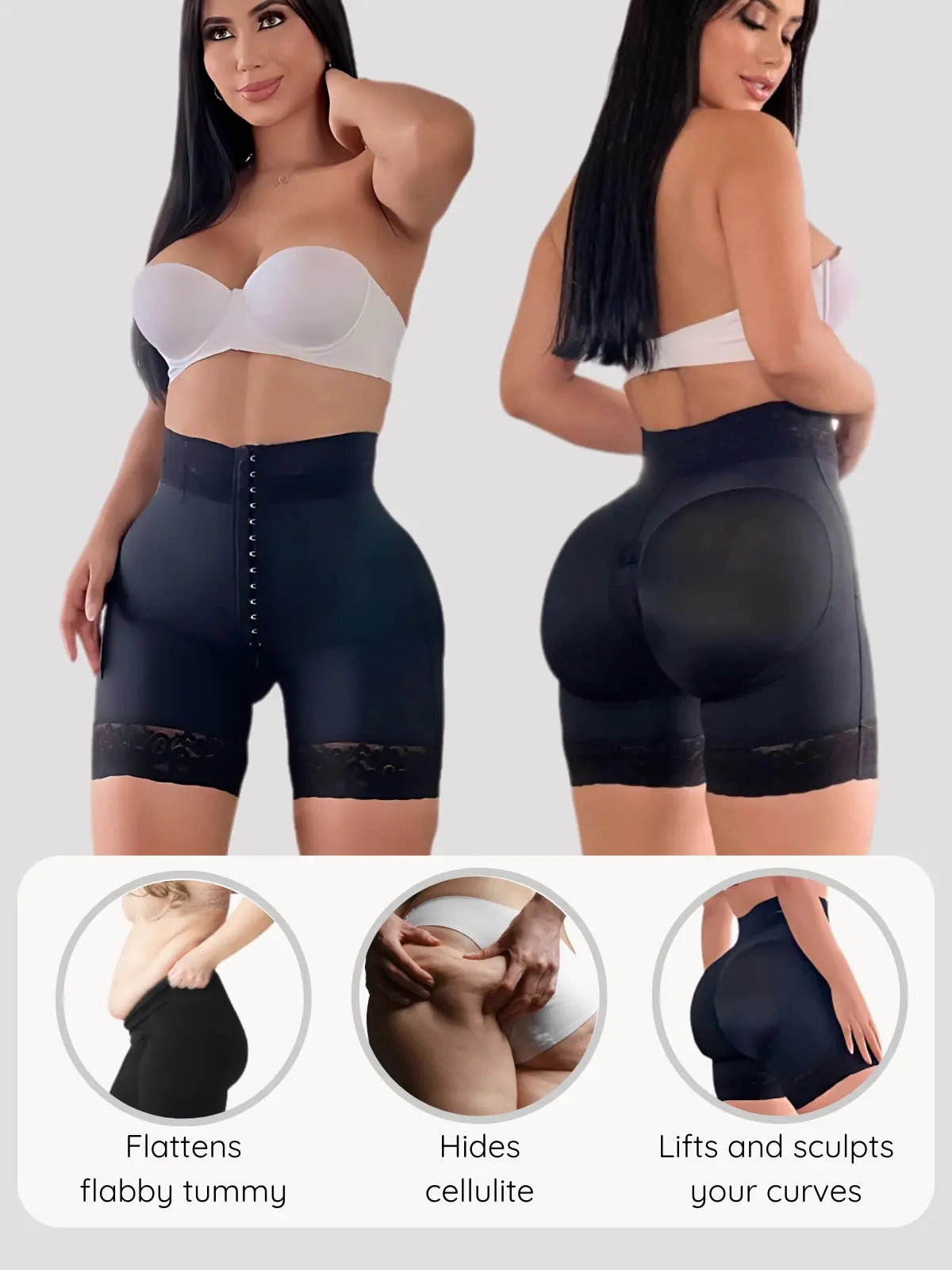 Siluet High Waist Tummy Control Shapewear Shorts