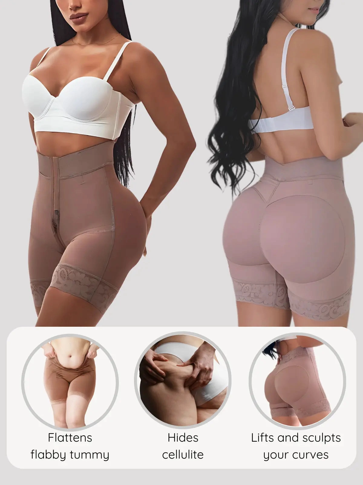 Siluet High Waist Tummy Control Shapewear Shorts