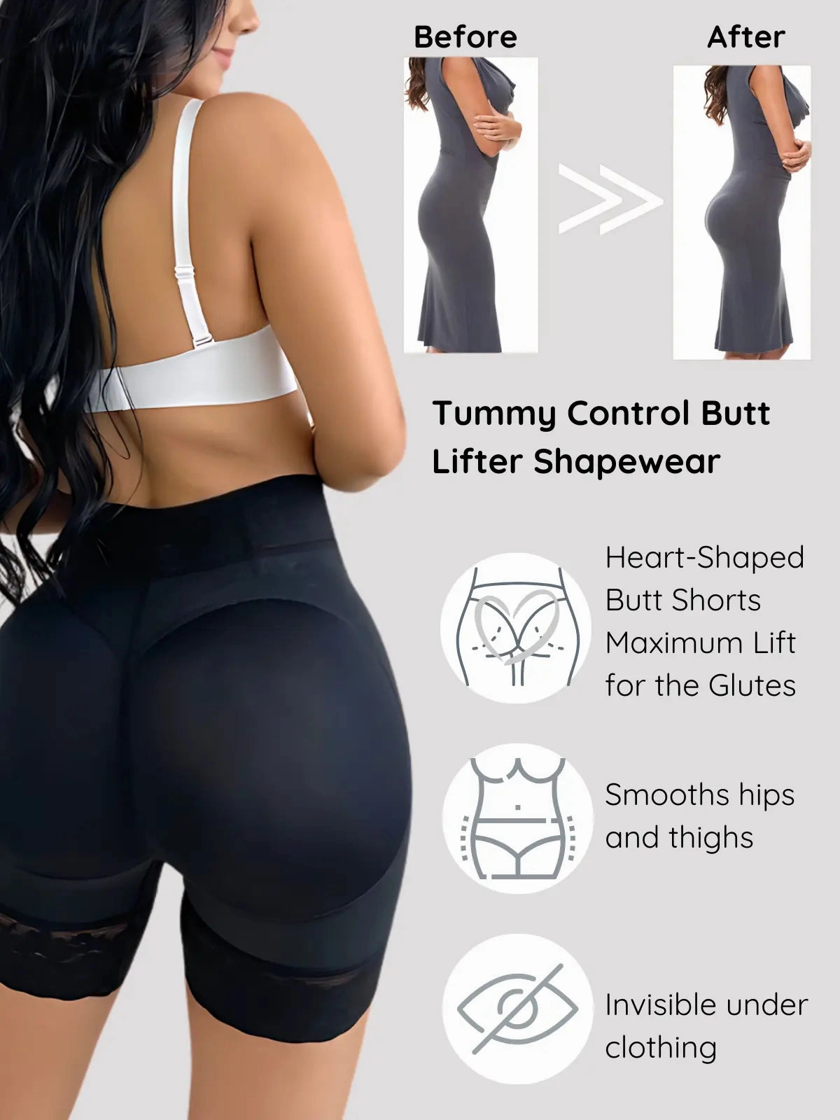 Siluet High Waist Tummy Control Shapewear Shorts