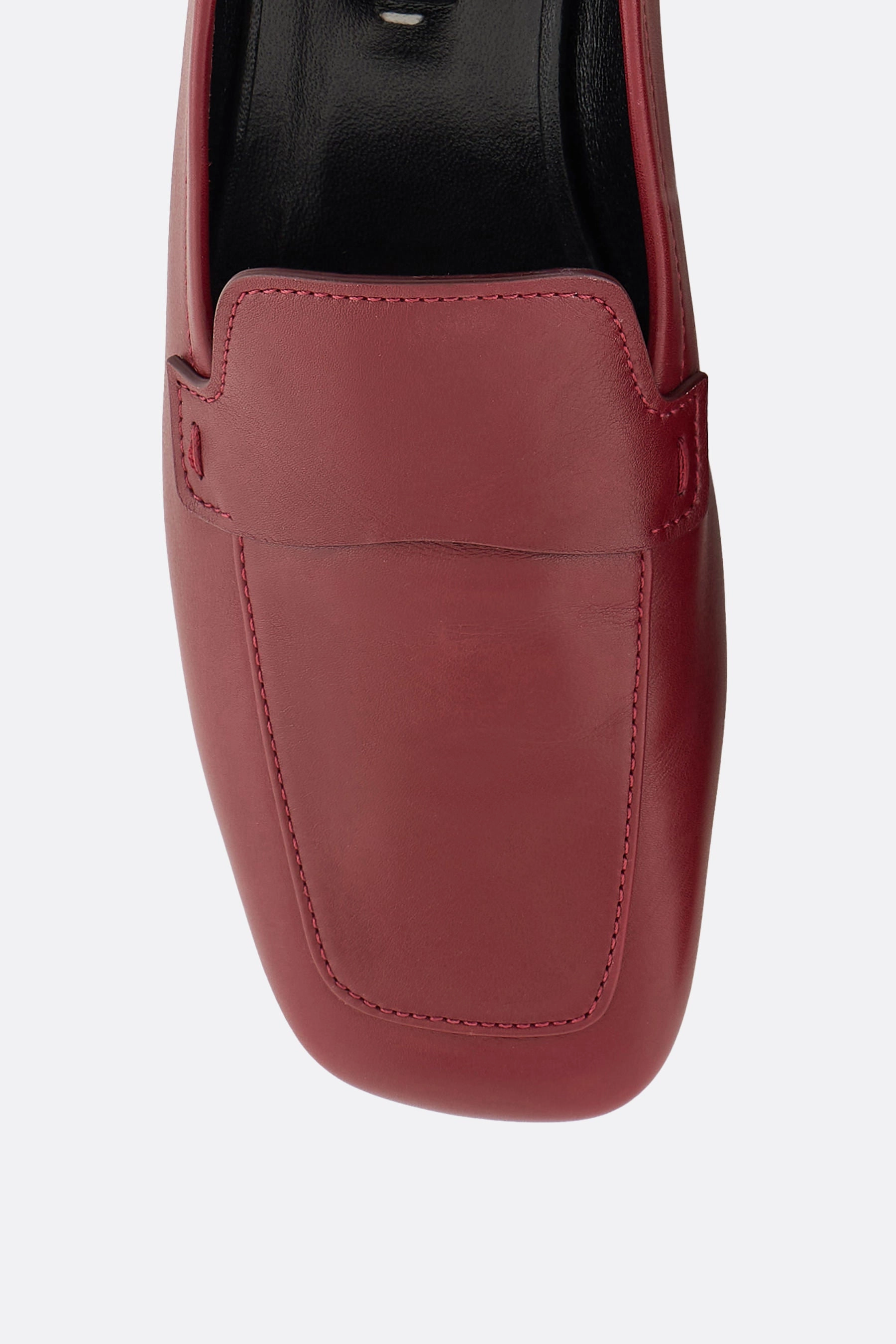 smooth leather loafers