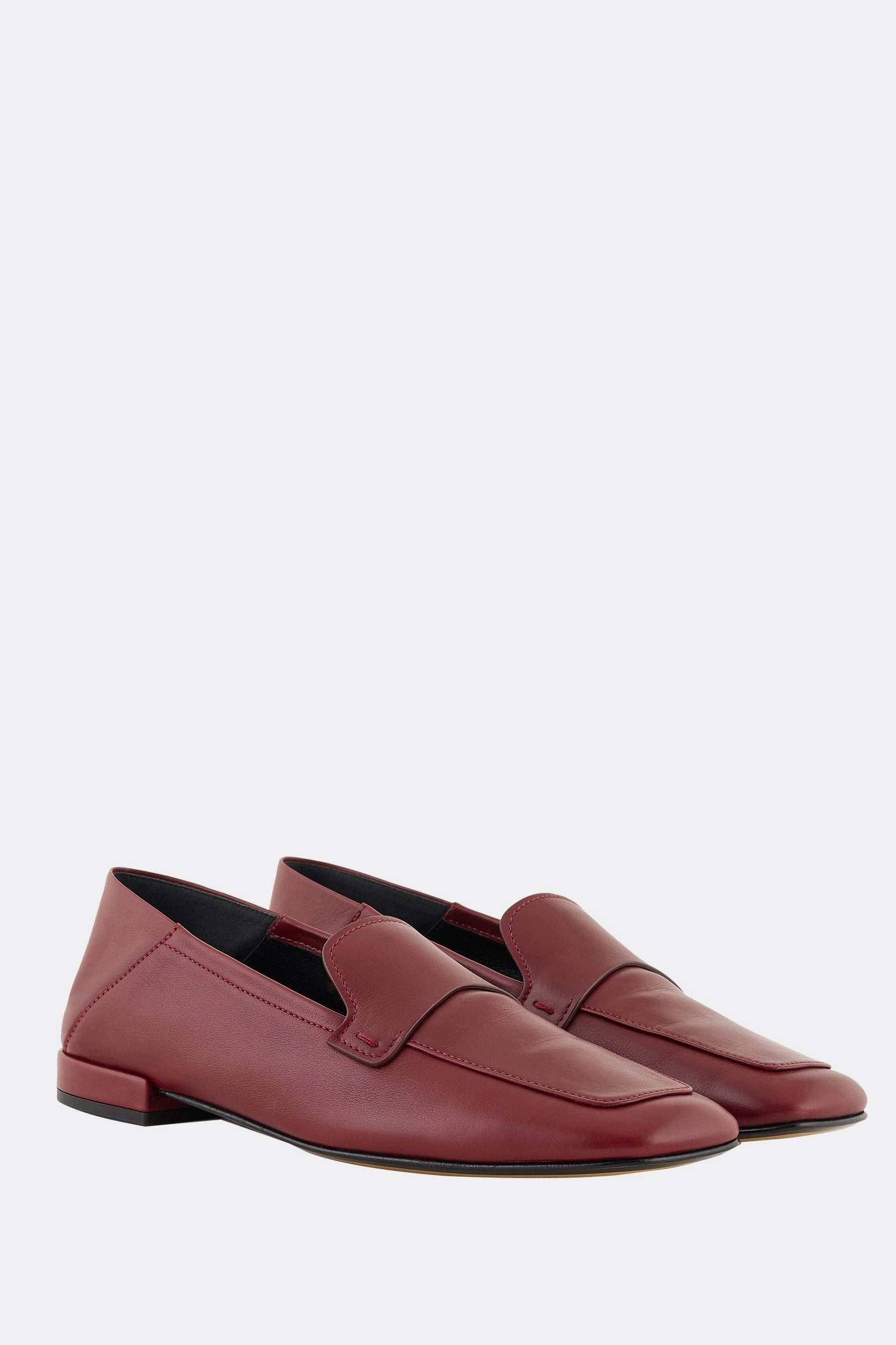 smooth leather loafers