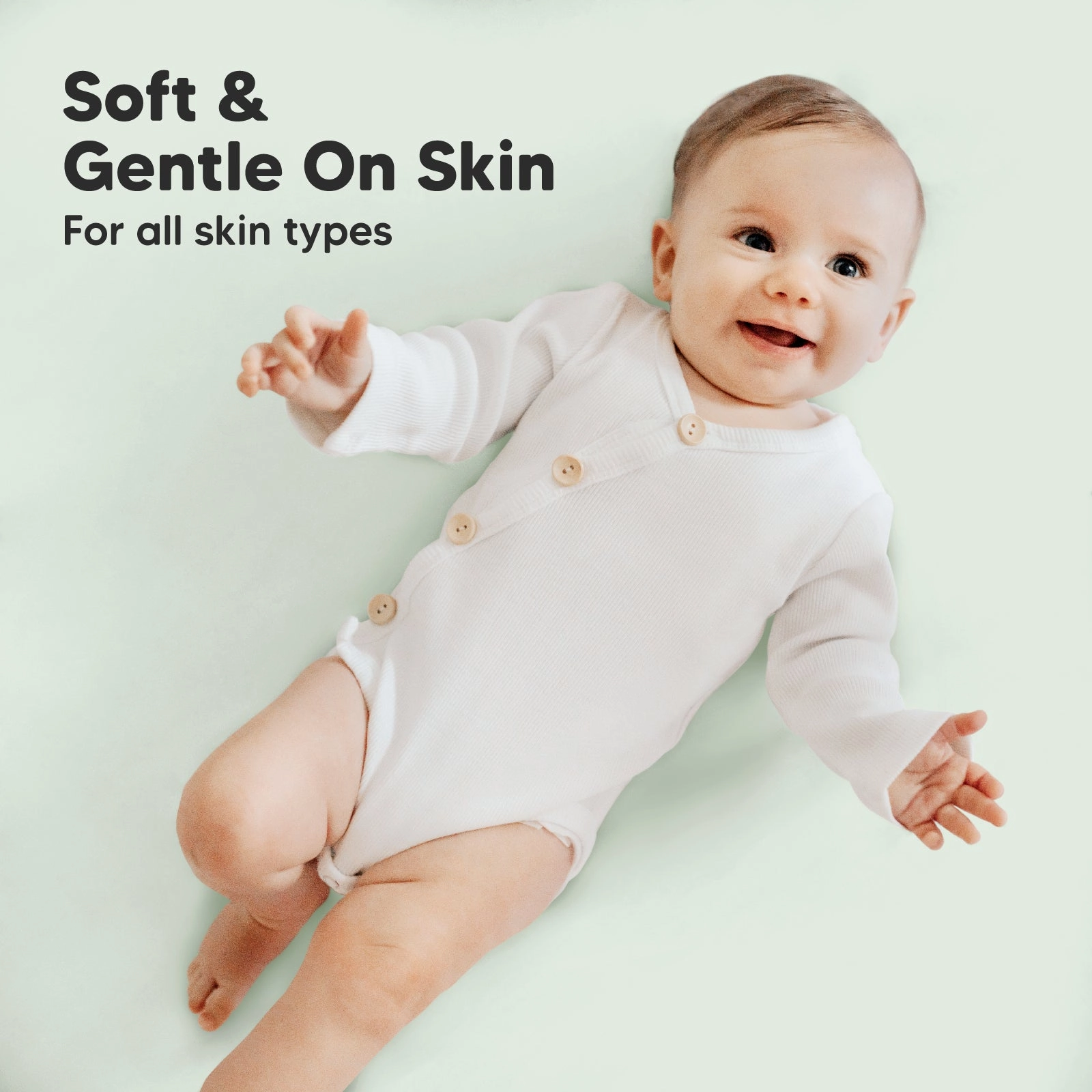 Soothe Fitted Mini Crib Sheet (Cove)