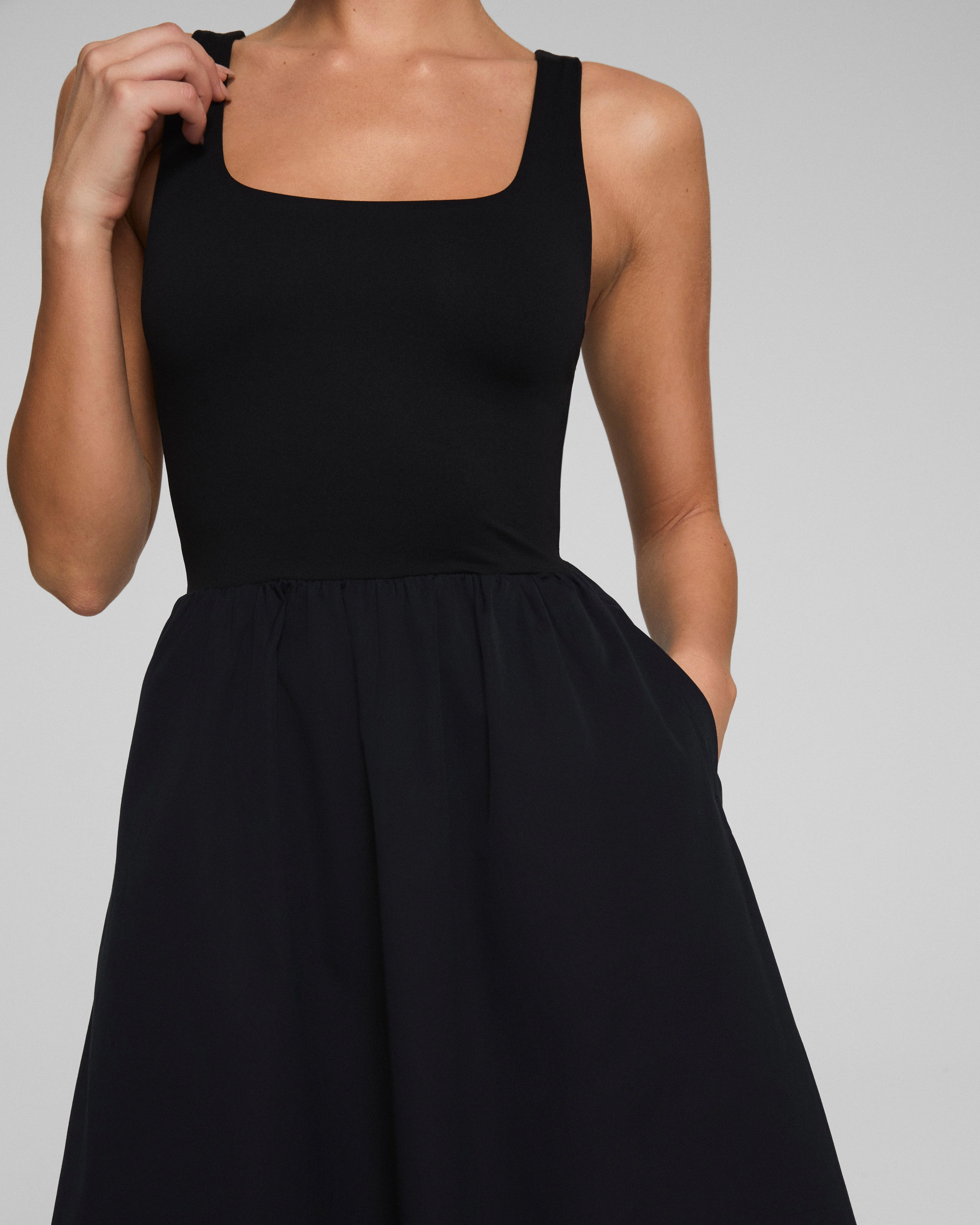 SPANXsmooth™ Jersey Scoop Neck Tank Midi Dress