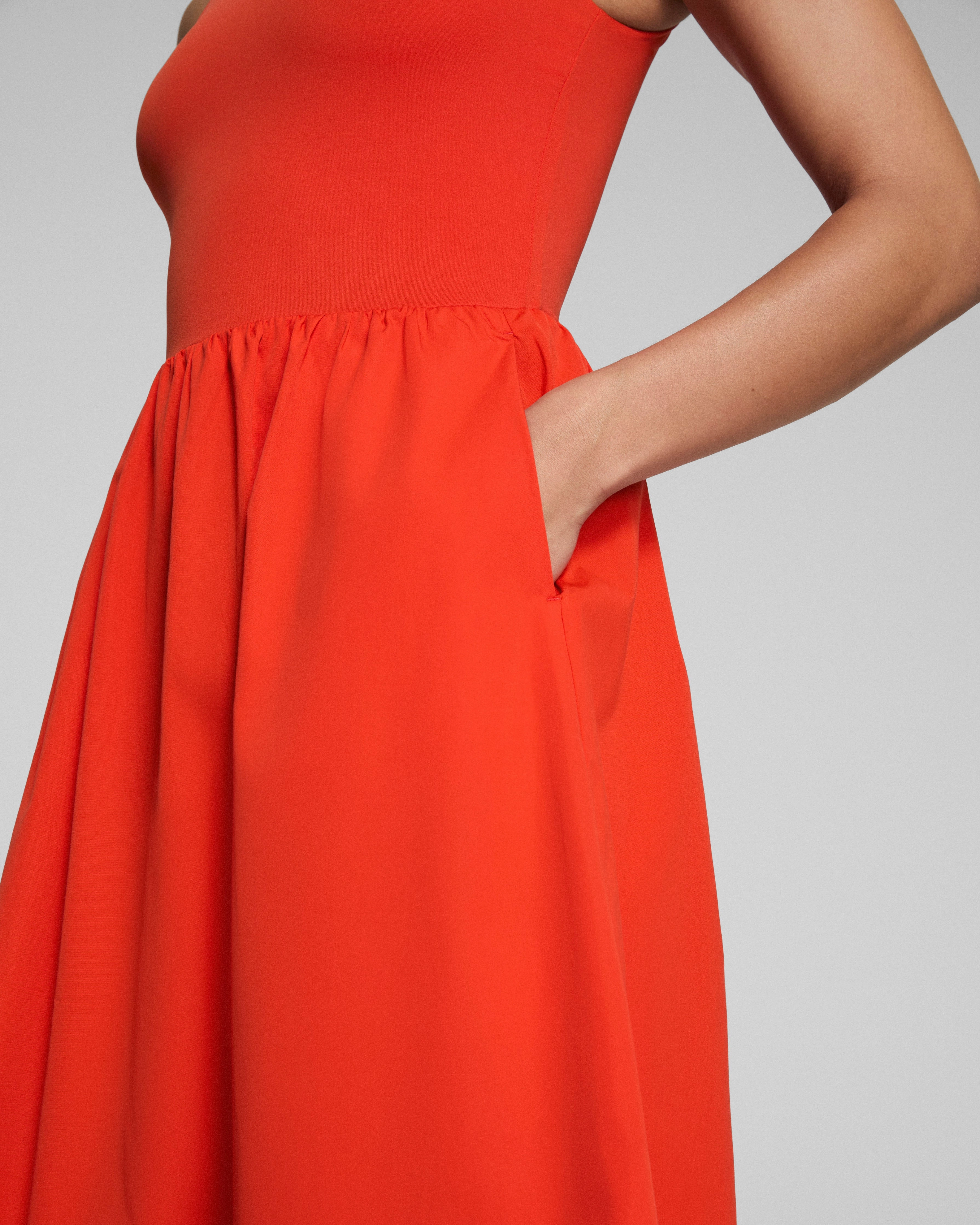 SPANXsmooth™ Jersey Scoop Neck Tank Midi Dress