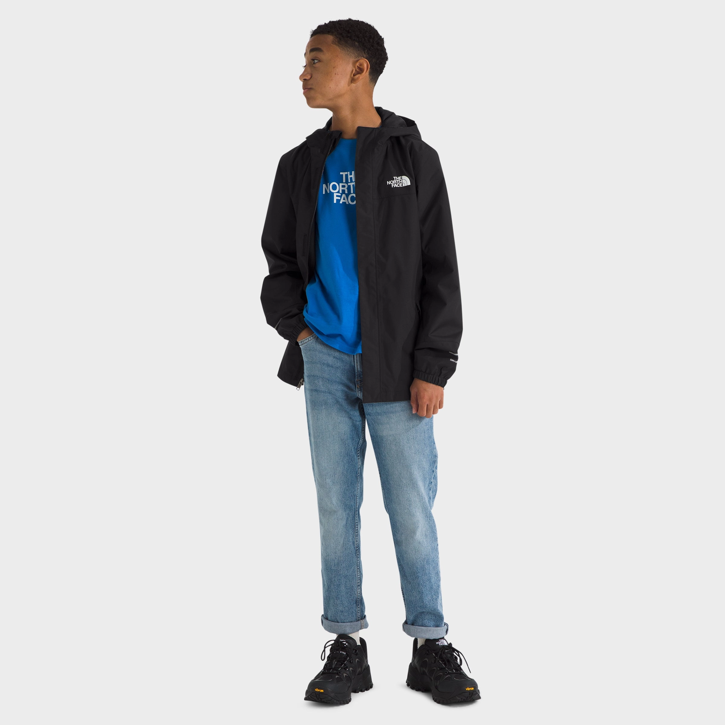 The North Face Junior Boys' Antora Rain Jacket / TNF Black