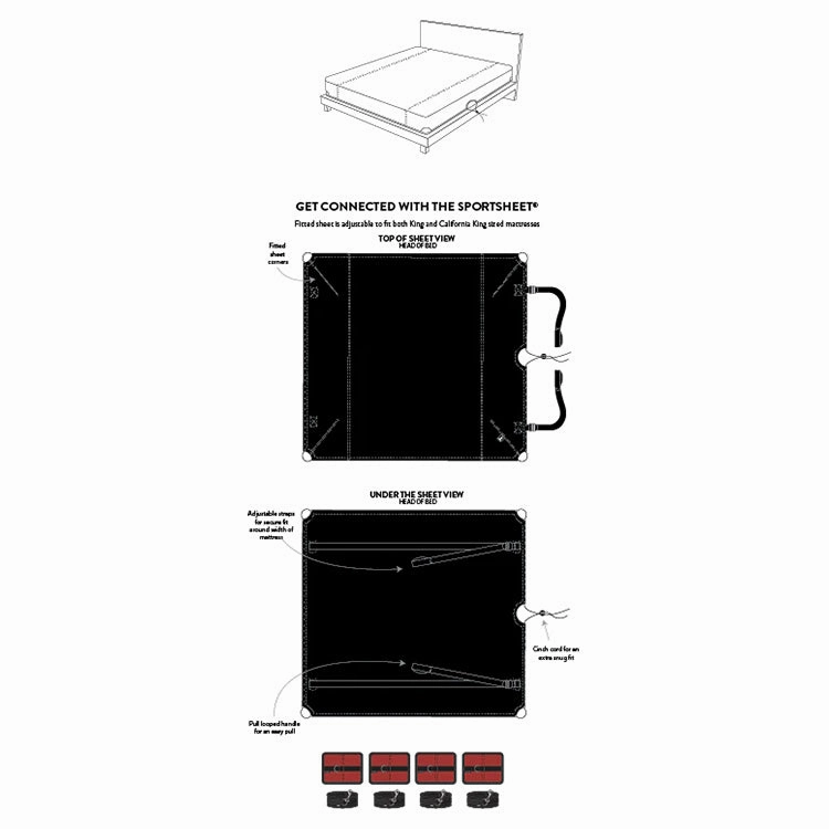 The Original Sportsheet Bondage Bed Sheet