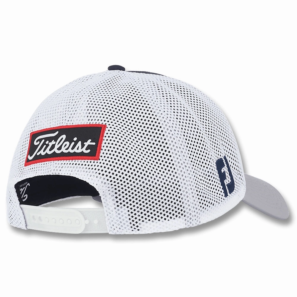 Titleist Tour Performance Mesh Golf Cap White/Navy/Gray - 24 Men