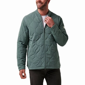 TravisMathew Come What May Golf Jacket Balsam Green - FW23 Men