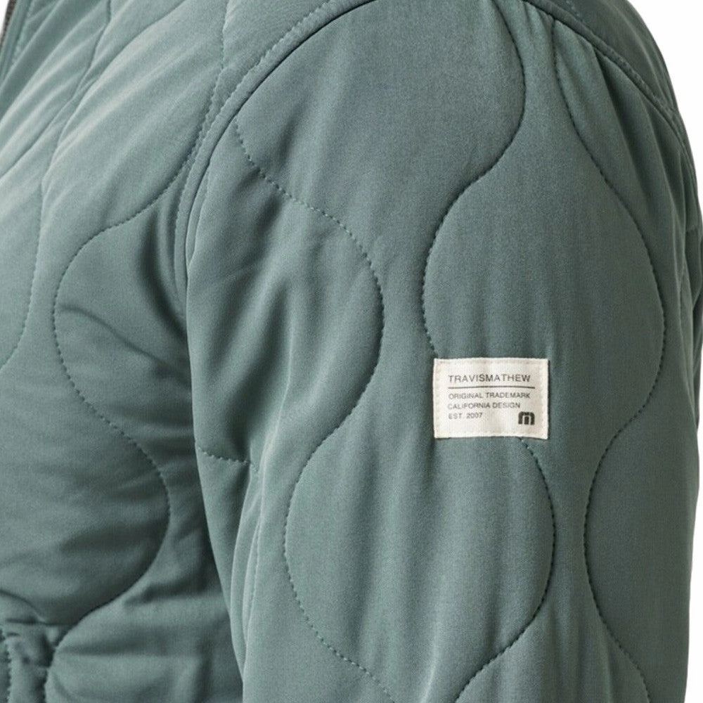 TravisMathew Come What May Golf Jacket Balsam Green - FW23 Men