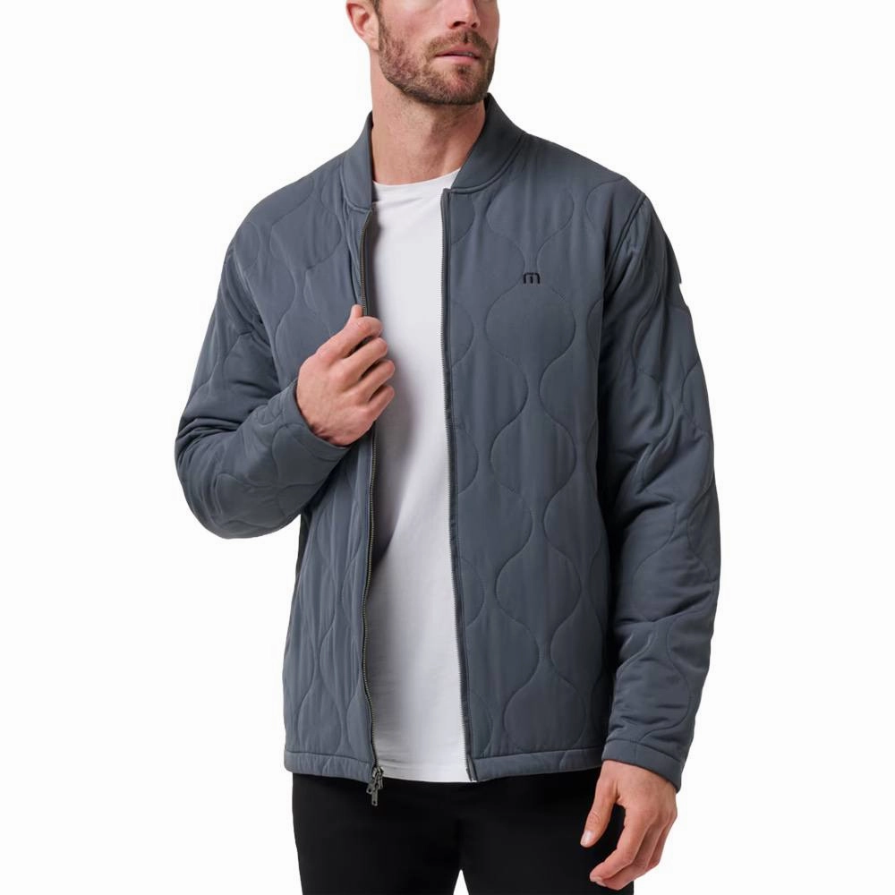 TravisMathew Come What May Golf Jacket Ebony - FW23 Men