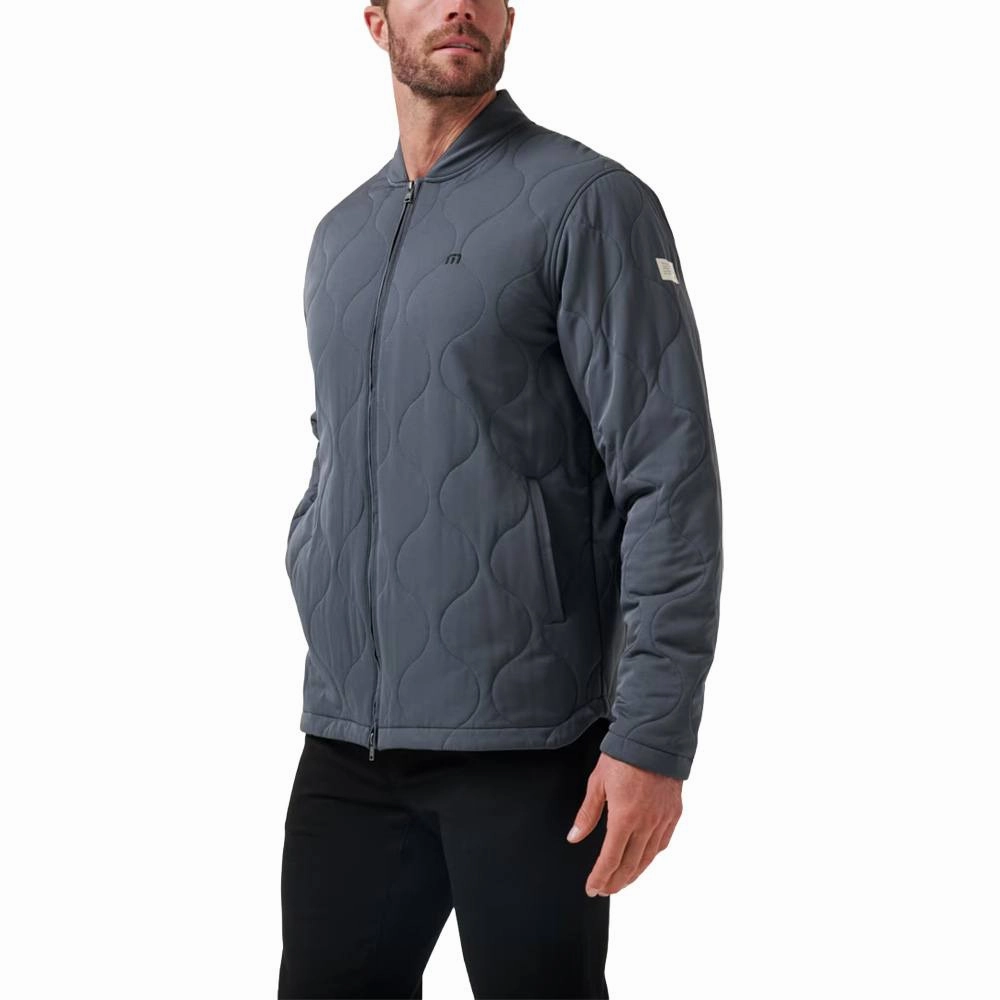 TravisMathew Come What May Golf Jacket Ebony - FW23 Men