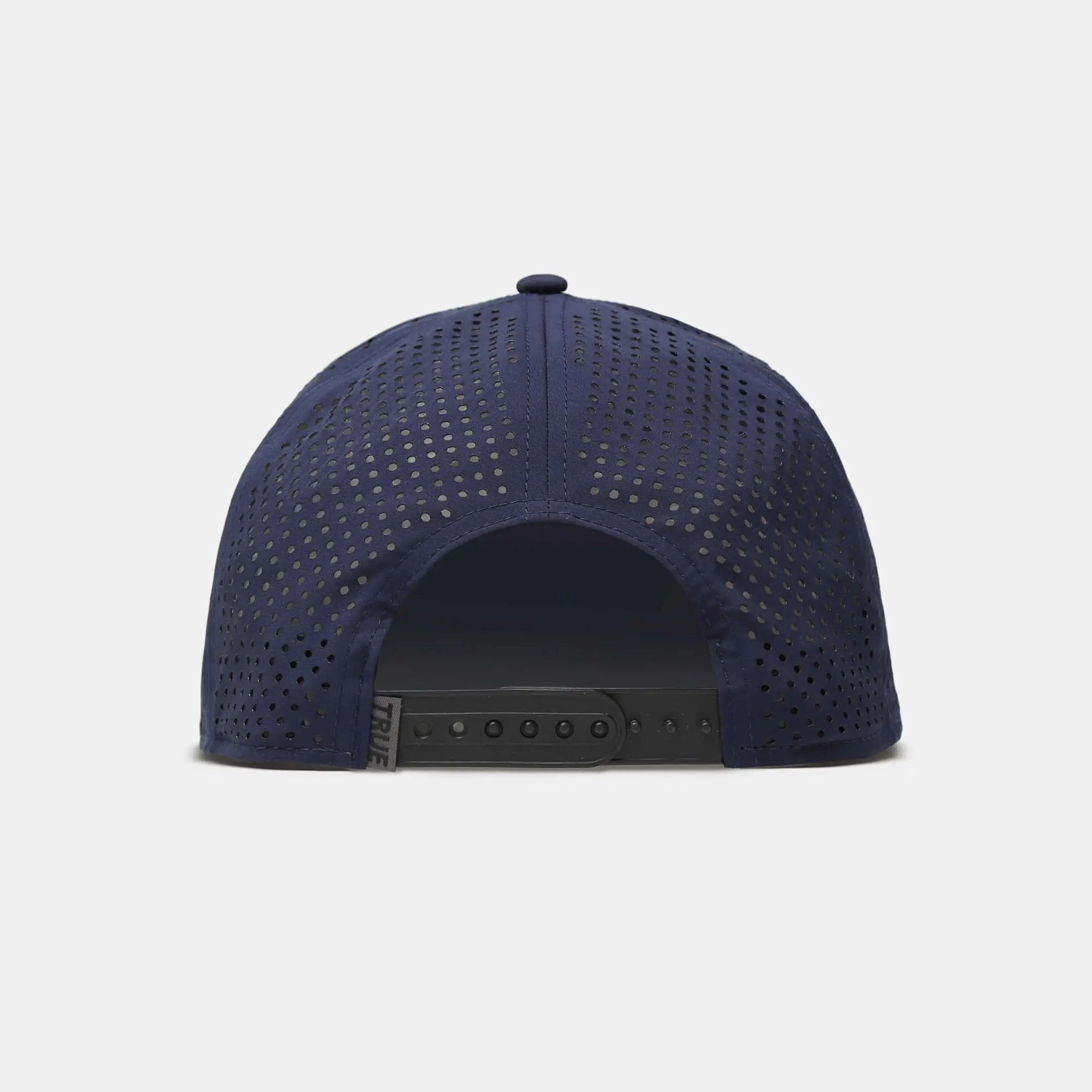 TRUE Lux Tech 5-Panel Snapback | Dead Golfer Black White