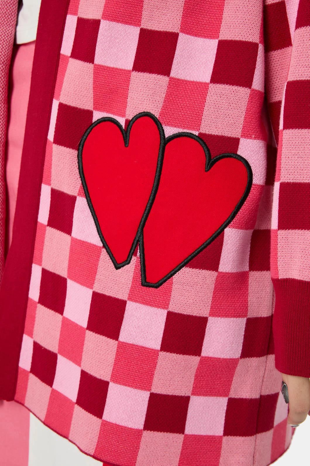 Valentynes Check Cardi