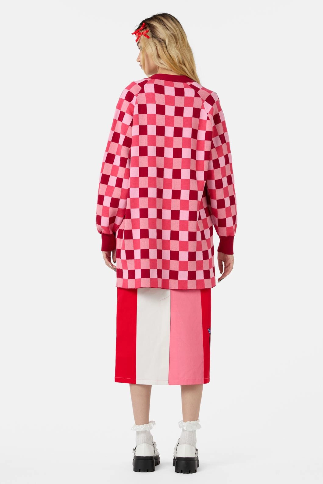 Valentynes Check Cardi