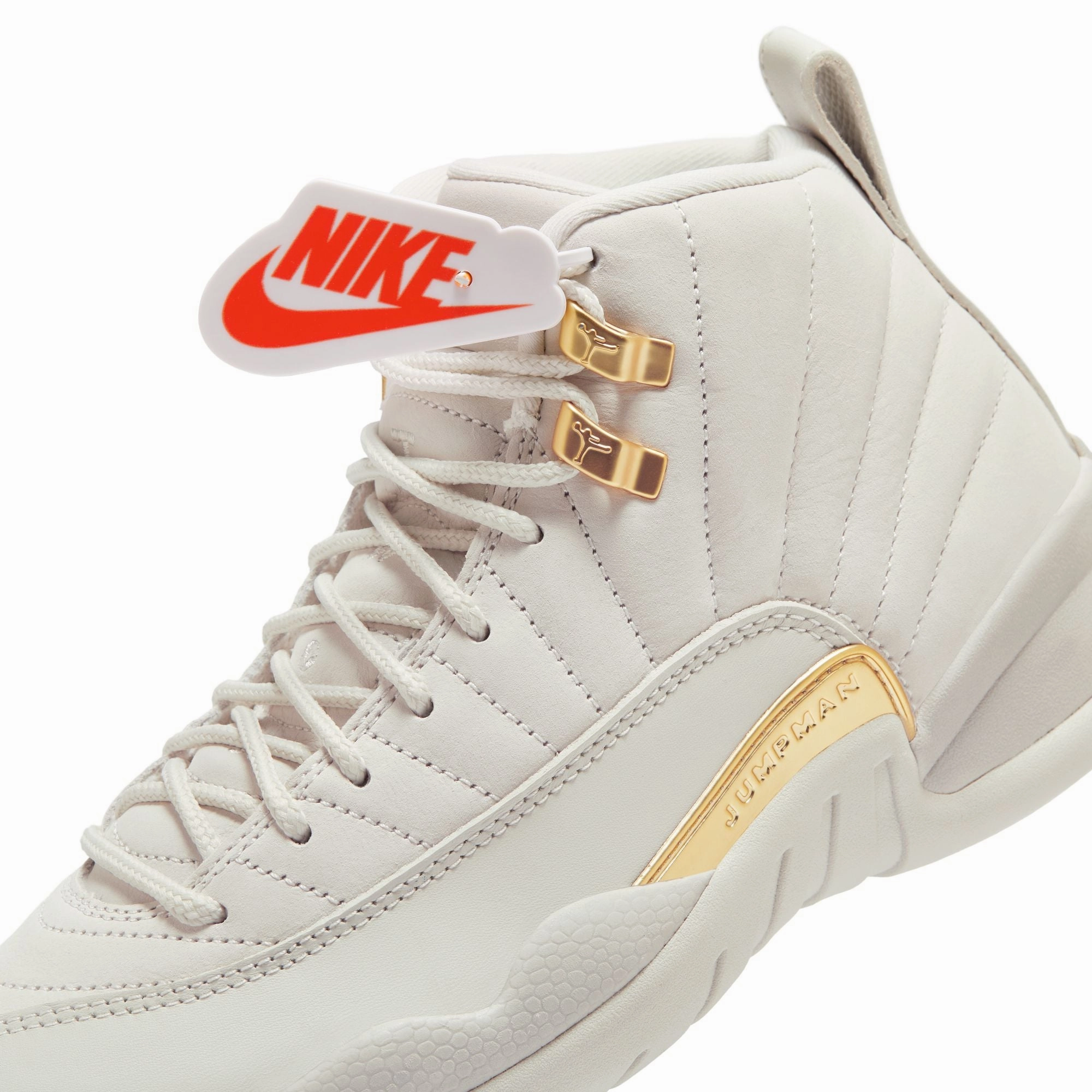 Women's Air Jordan 12 Retro Phantom - PHANTOM/METALLIC GOLD-WHITE