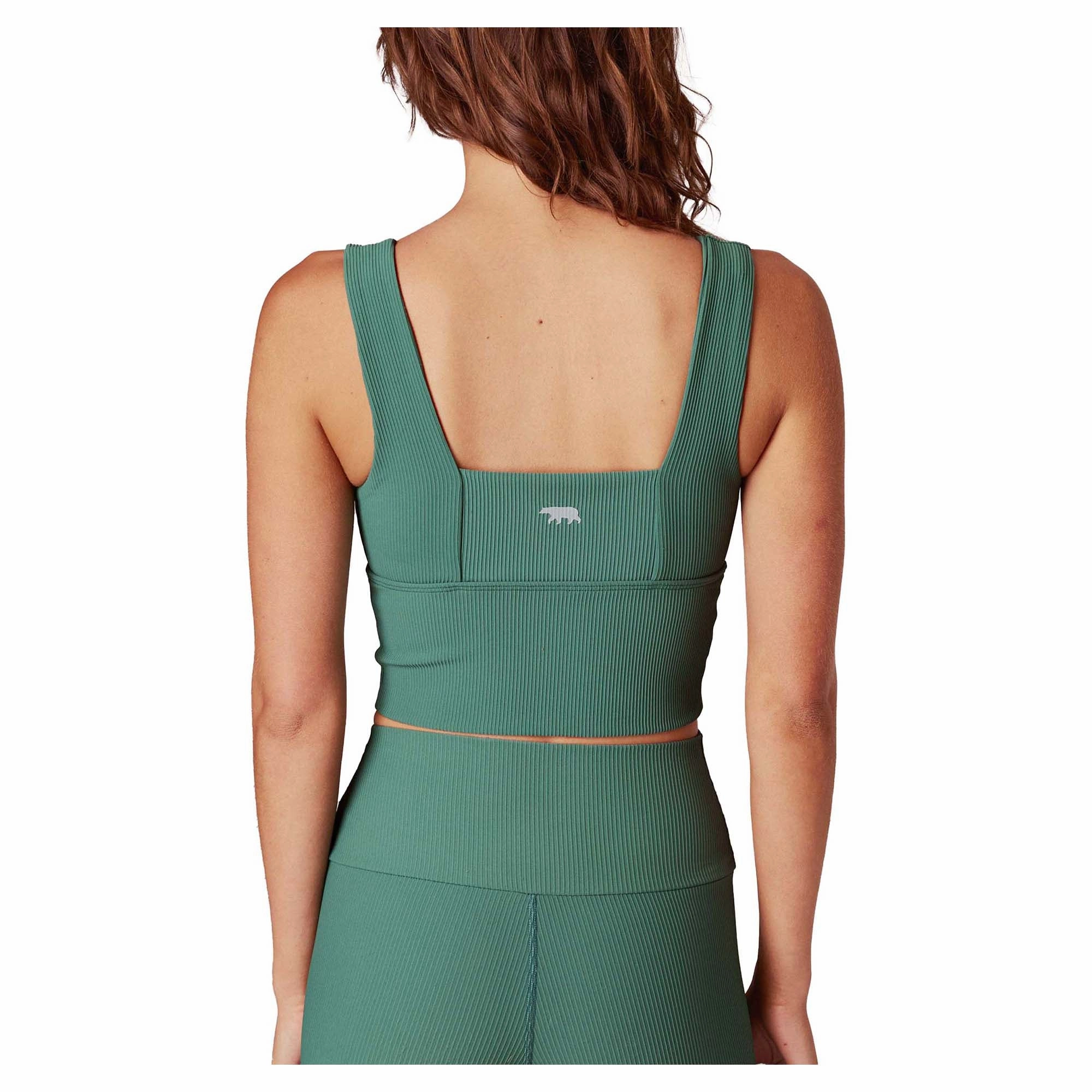 Women's Holy Grail Ribbed Push Up Mid Support Bra Tank